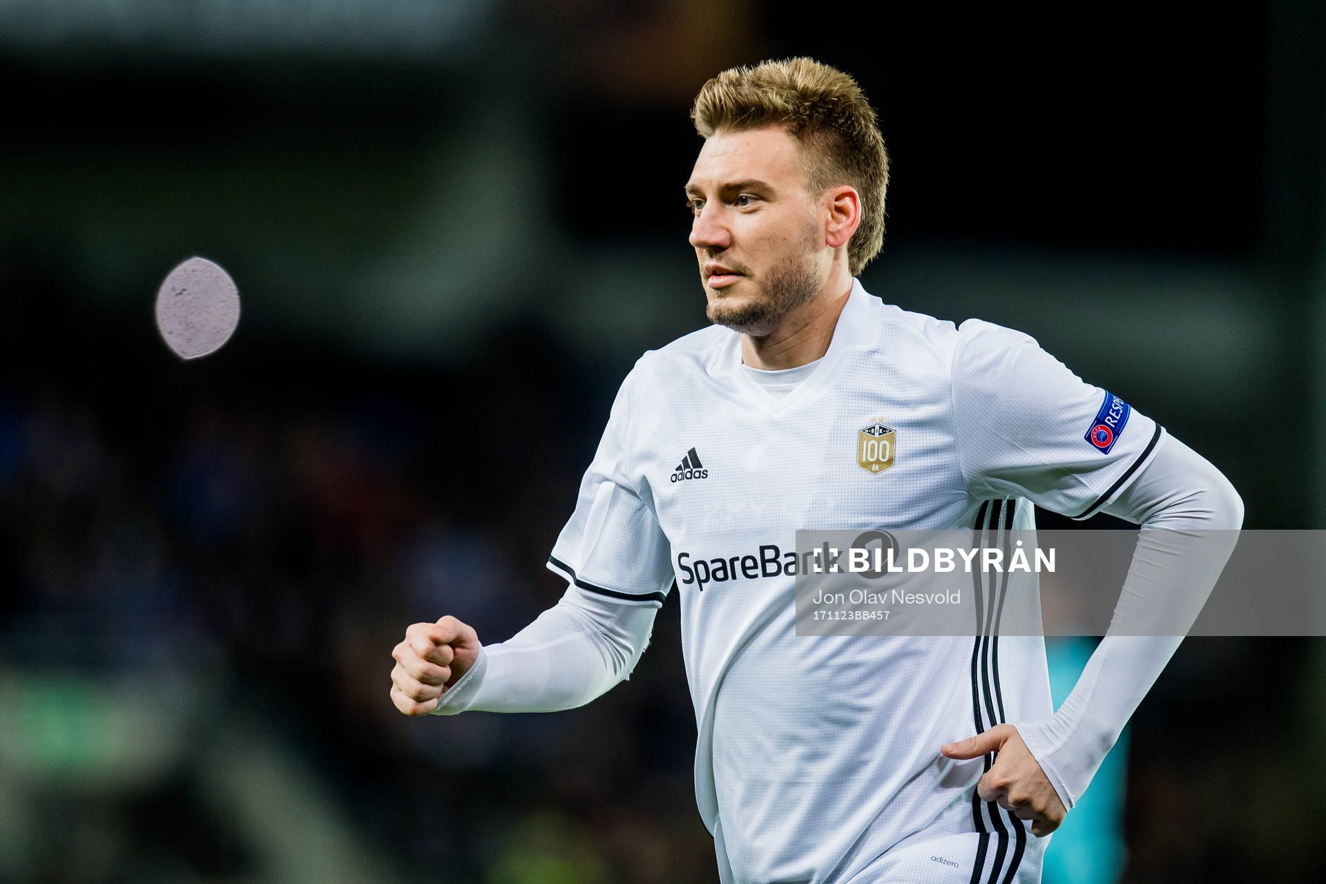 Nicklas Bendtner of Rosenborg