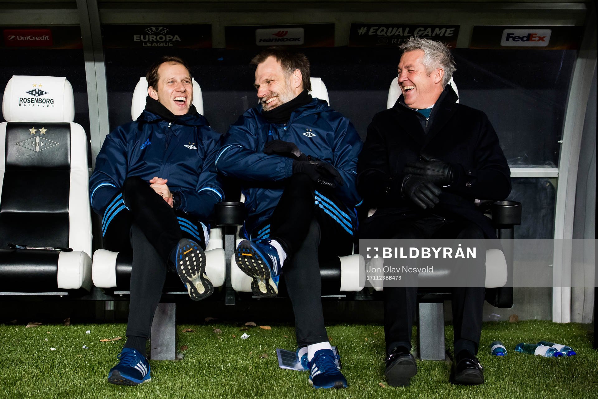 Erik Hoftun, assistant coach of Rosenborg, and Kåre