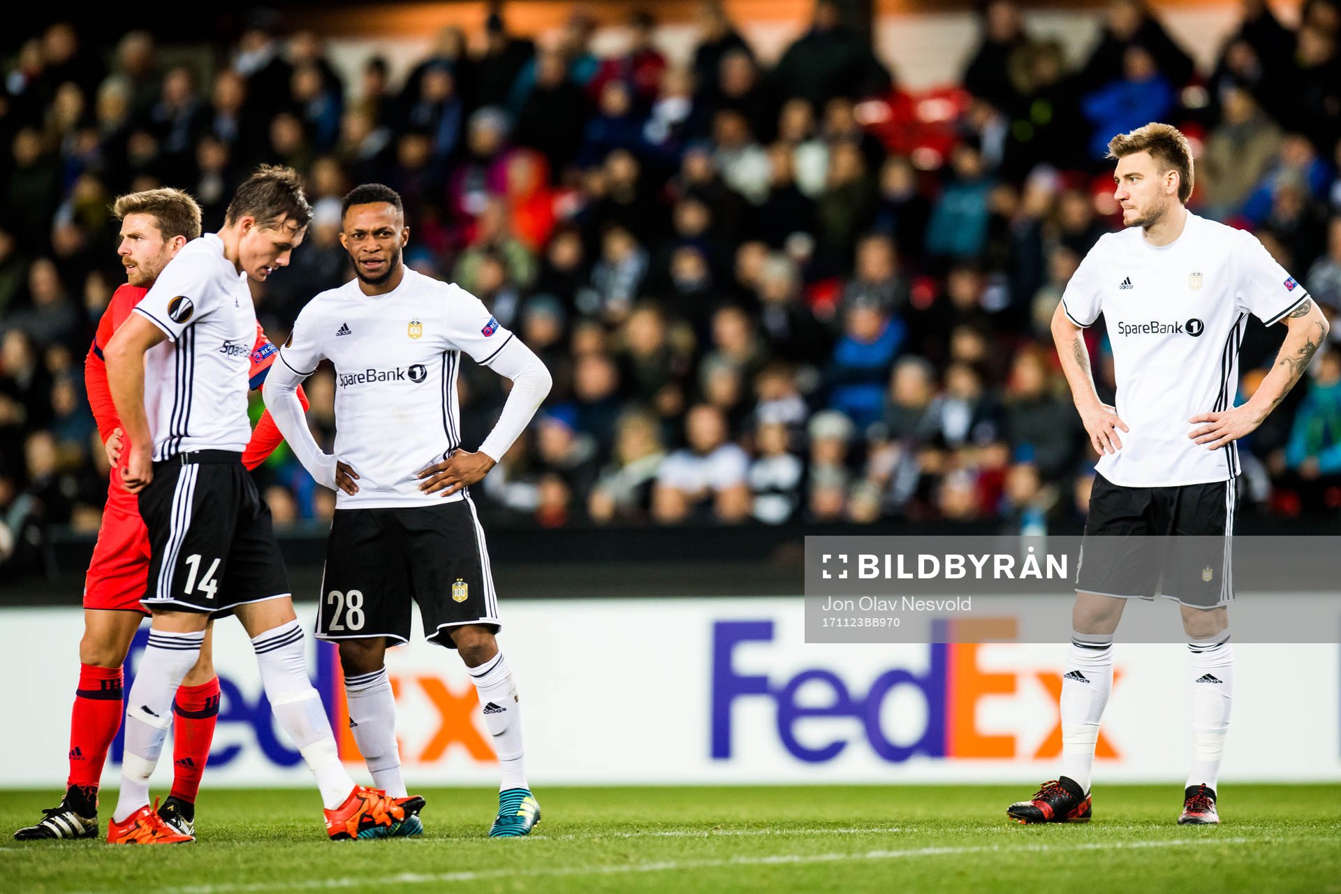 Johan Lædre Bjørdal, Samuel Adegbenro and Nicklas