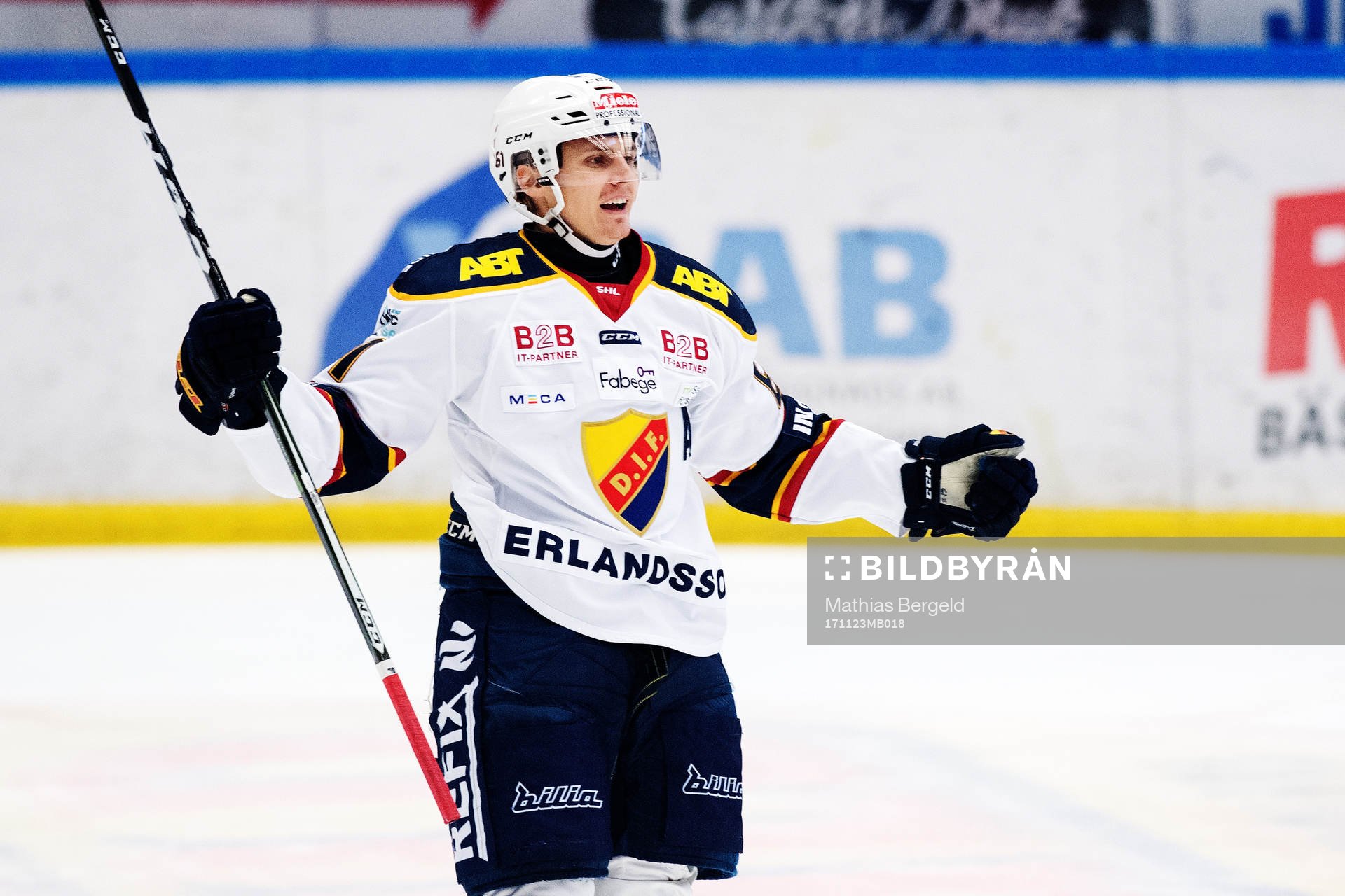 Djurgårdens Markus Ljungh jublar