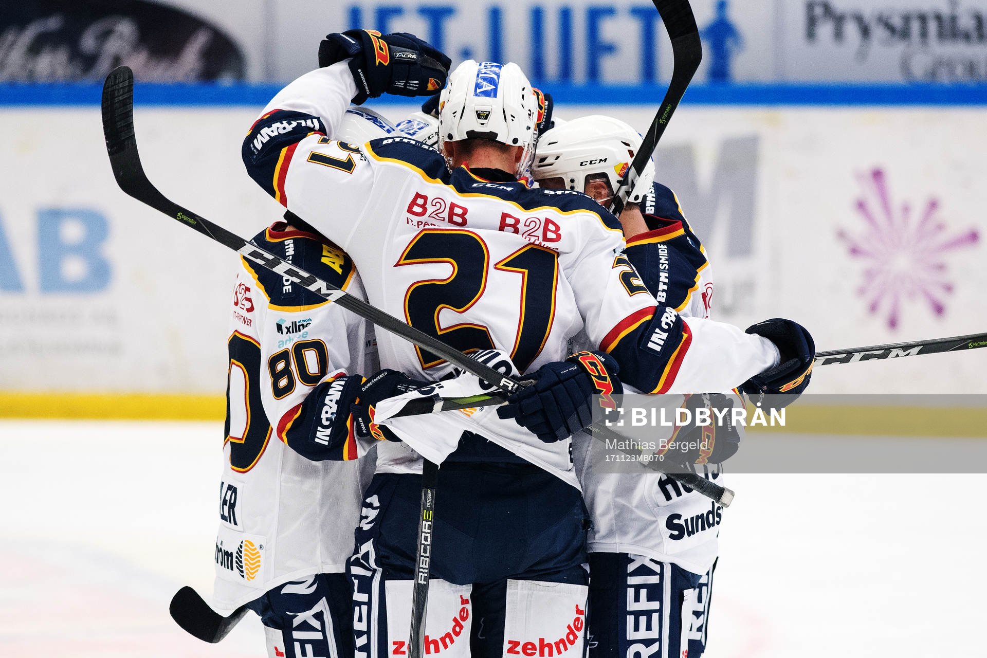 Djurgårdens spelare jublar