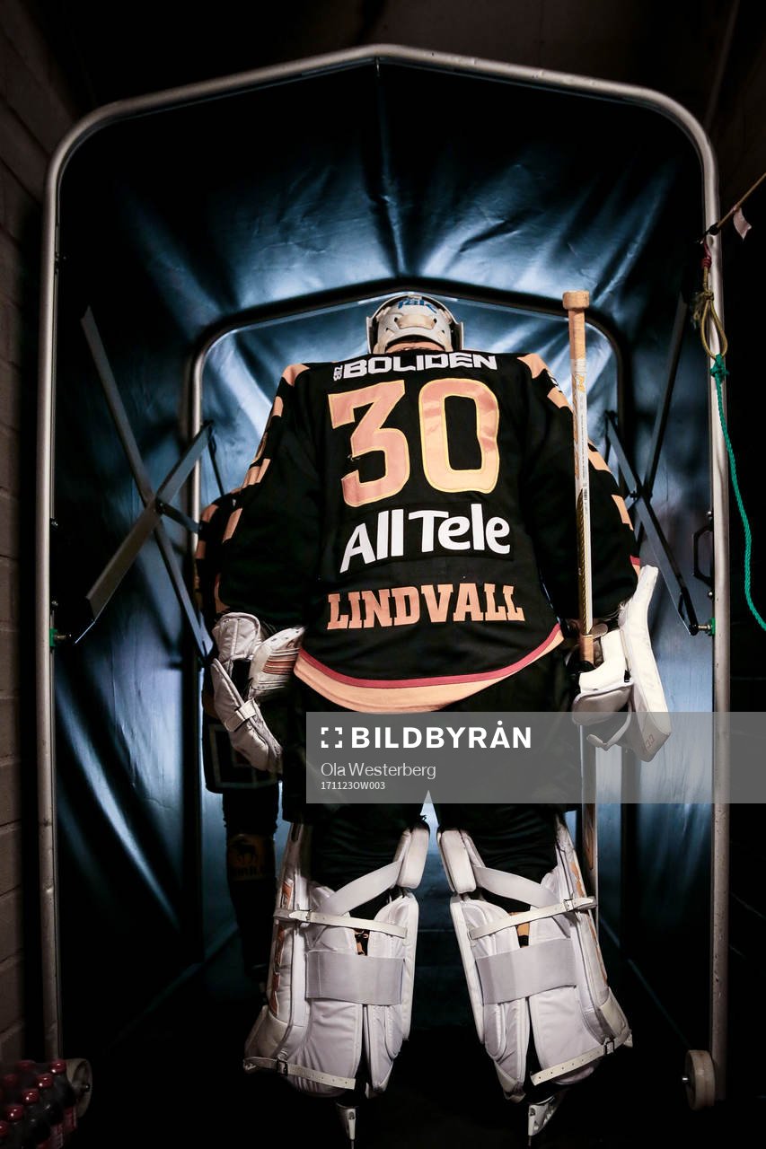 Skellefteås målvakt Gustaf Lindvall