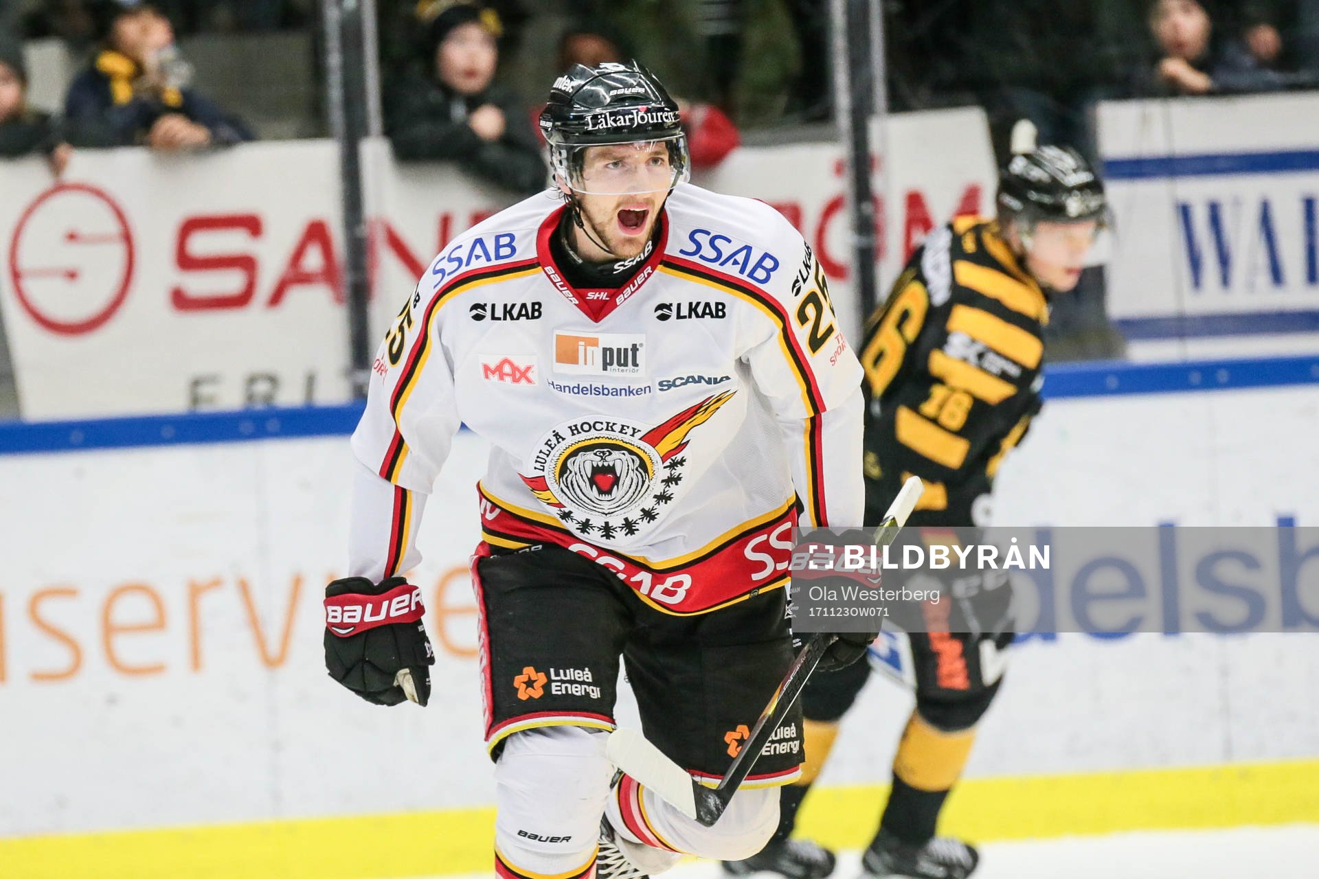 Luleås Anton Hedman jublar