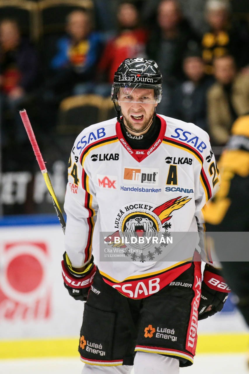 Luleås Johan Harju deppar