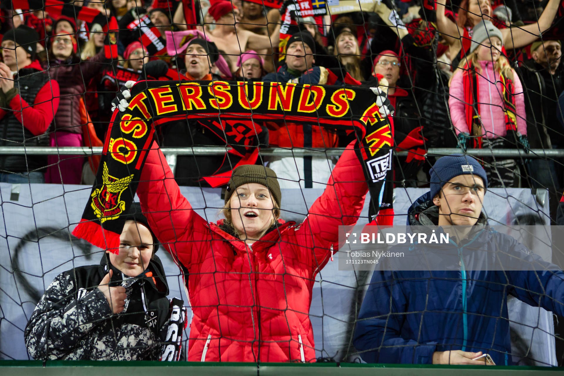 Östersunds supporter jublar