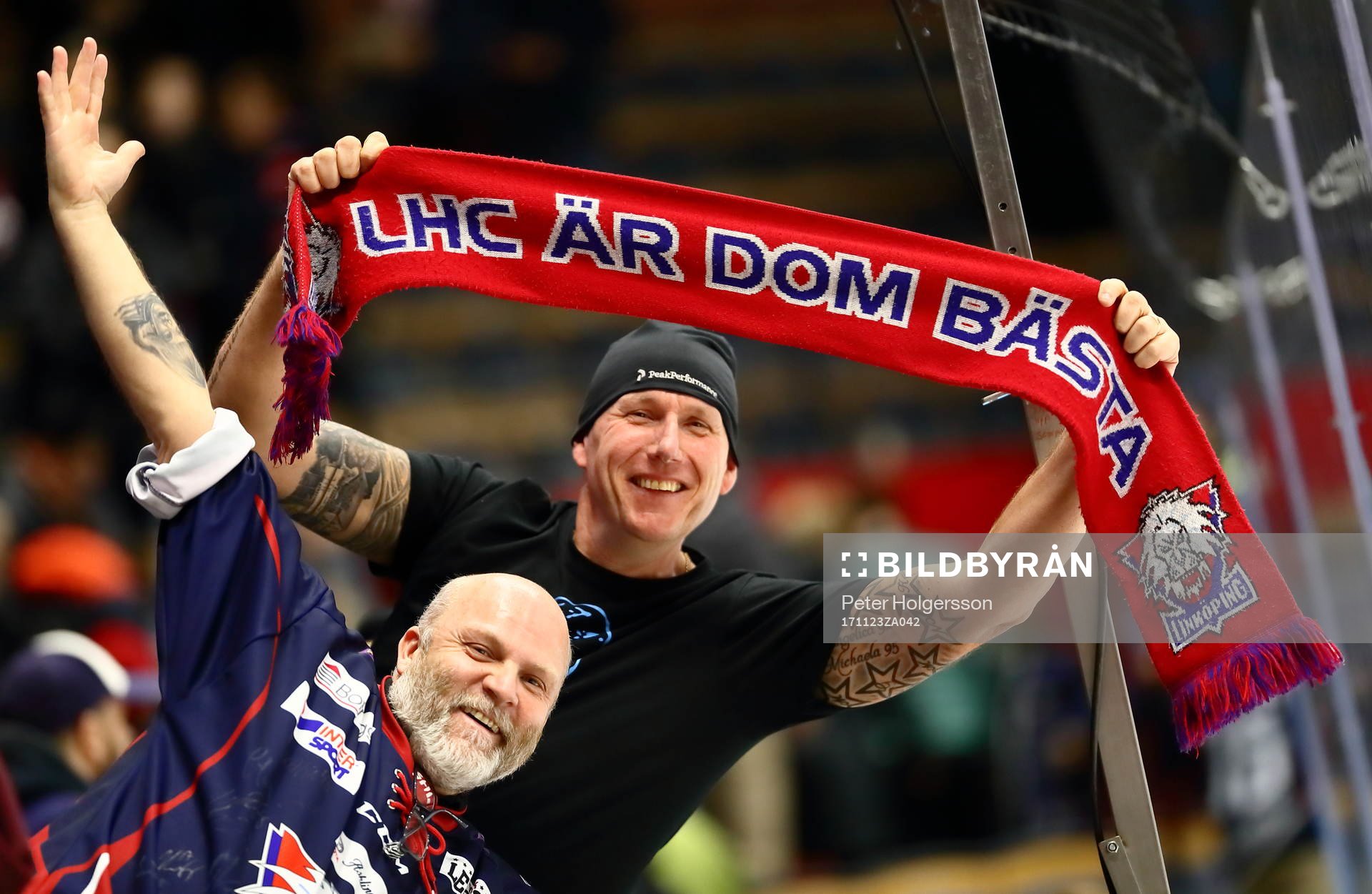 Linköpings supporters jublar