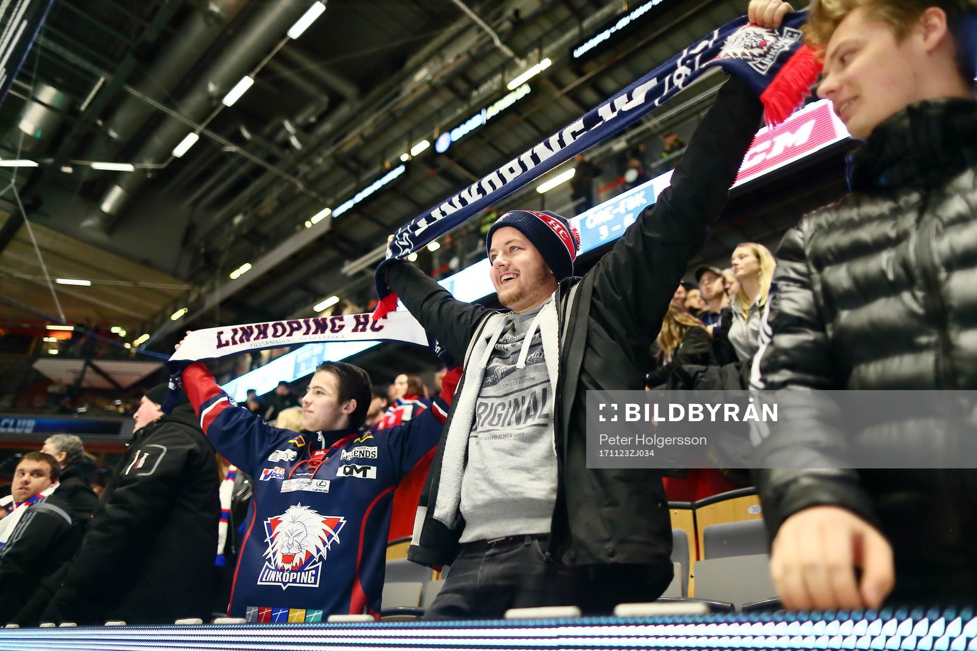 Linköpings supporters jublar