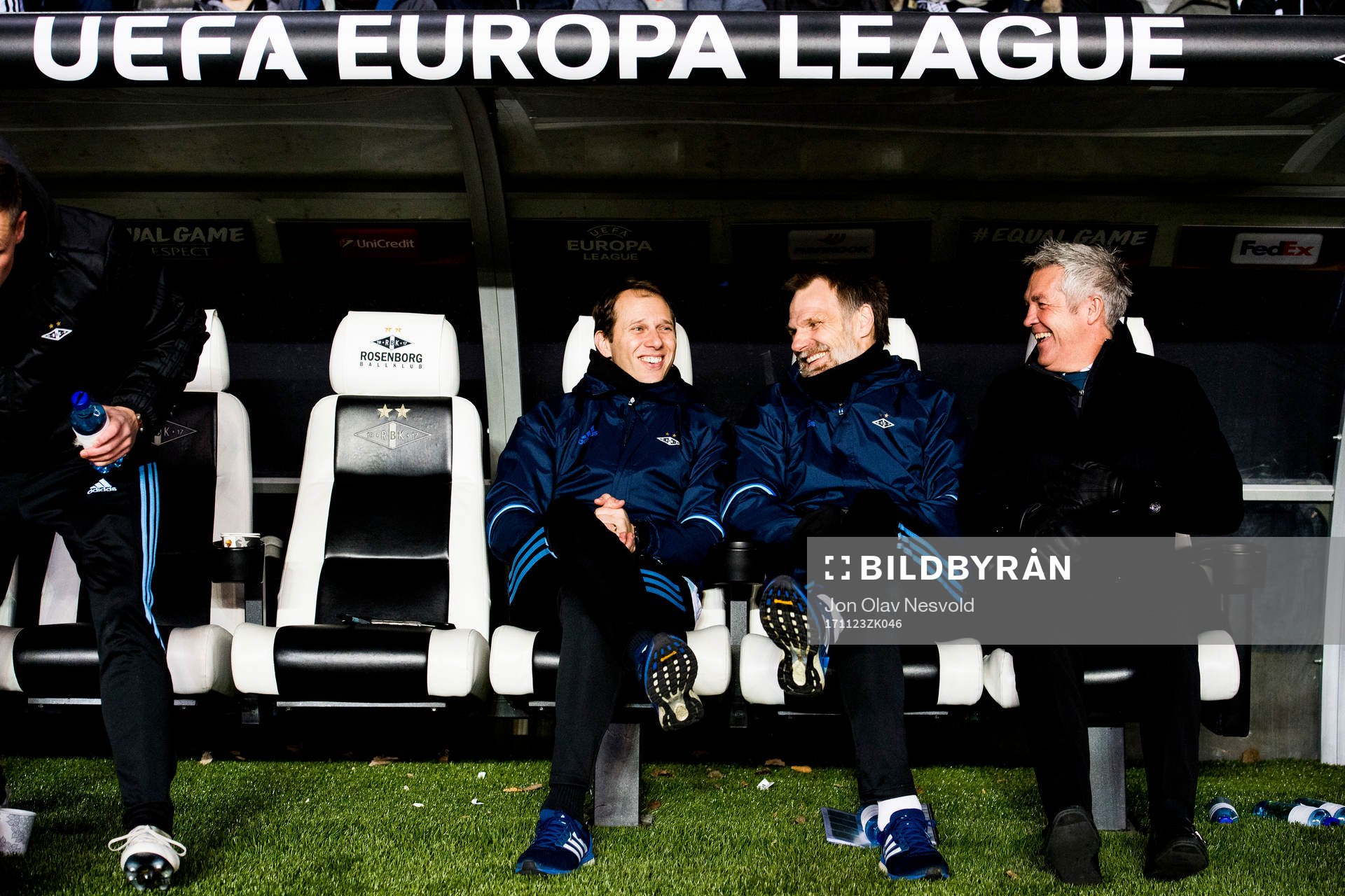 Hugo Pereira, assistant coach, Erik Hoftun, assistant