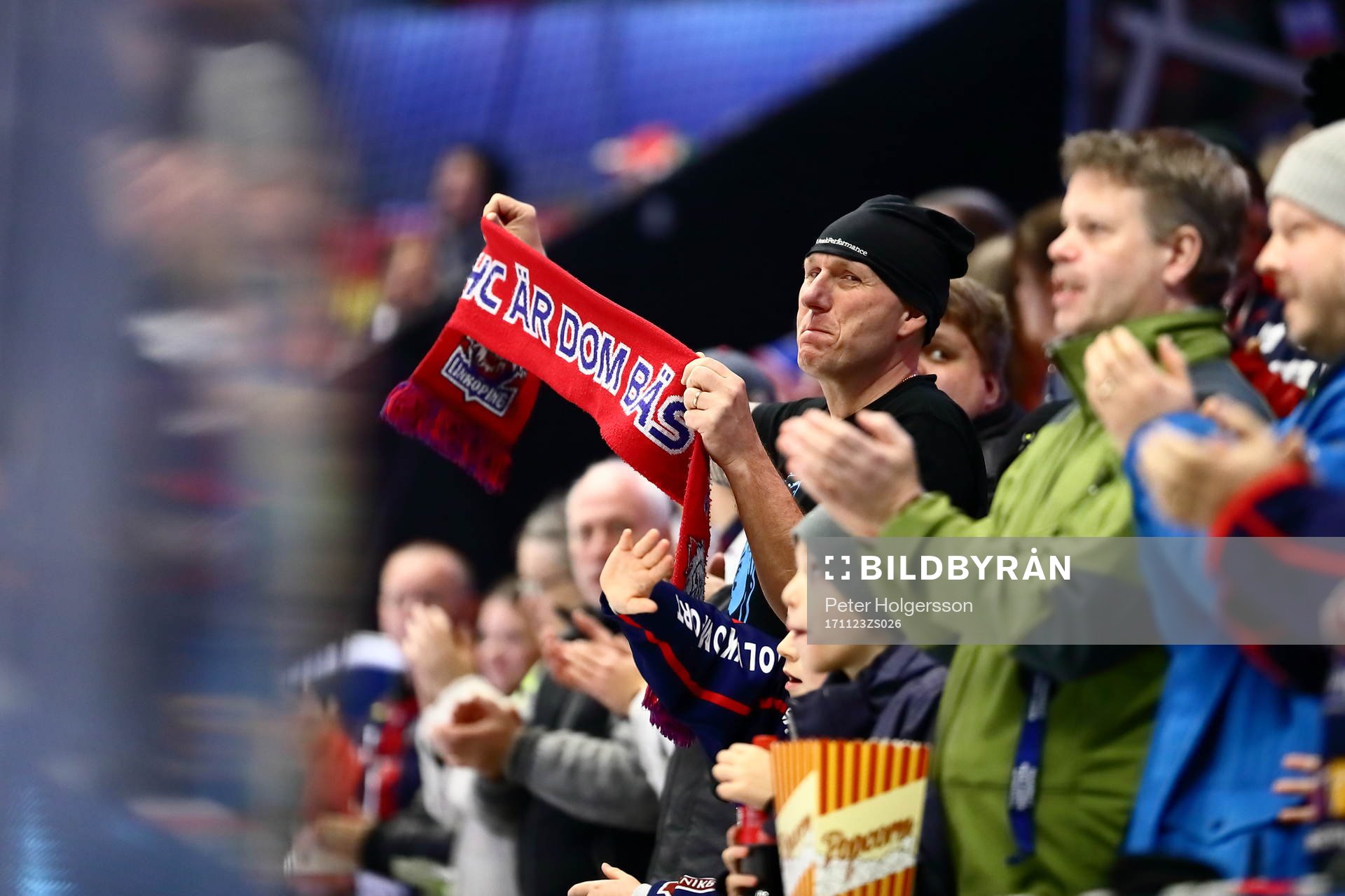 Linköpings supporters jublar
