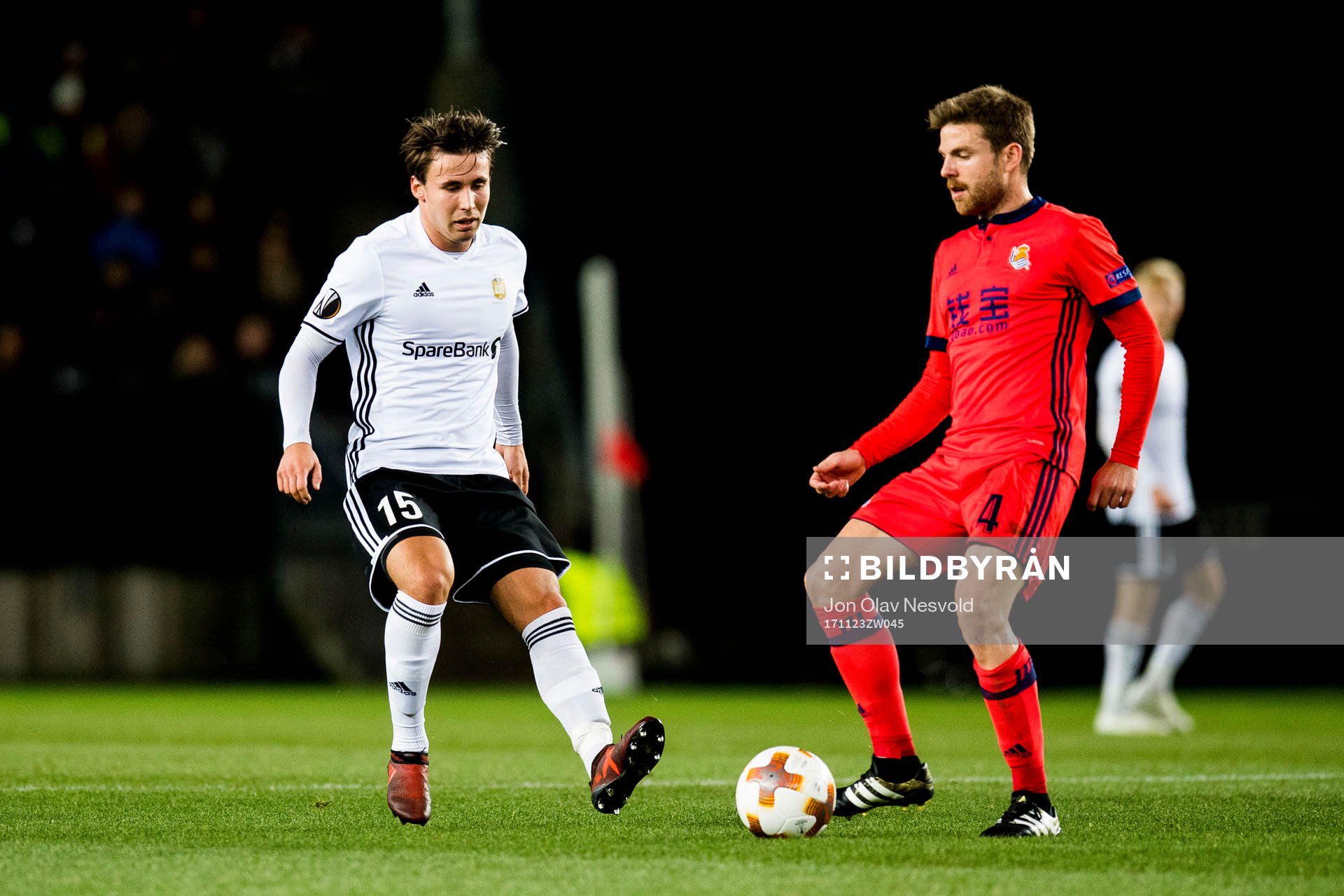 Anders Trondsen of Rosenborg and Asier Illarramendi of Real