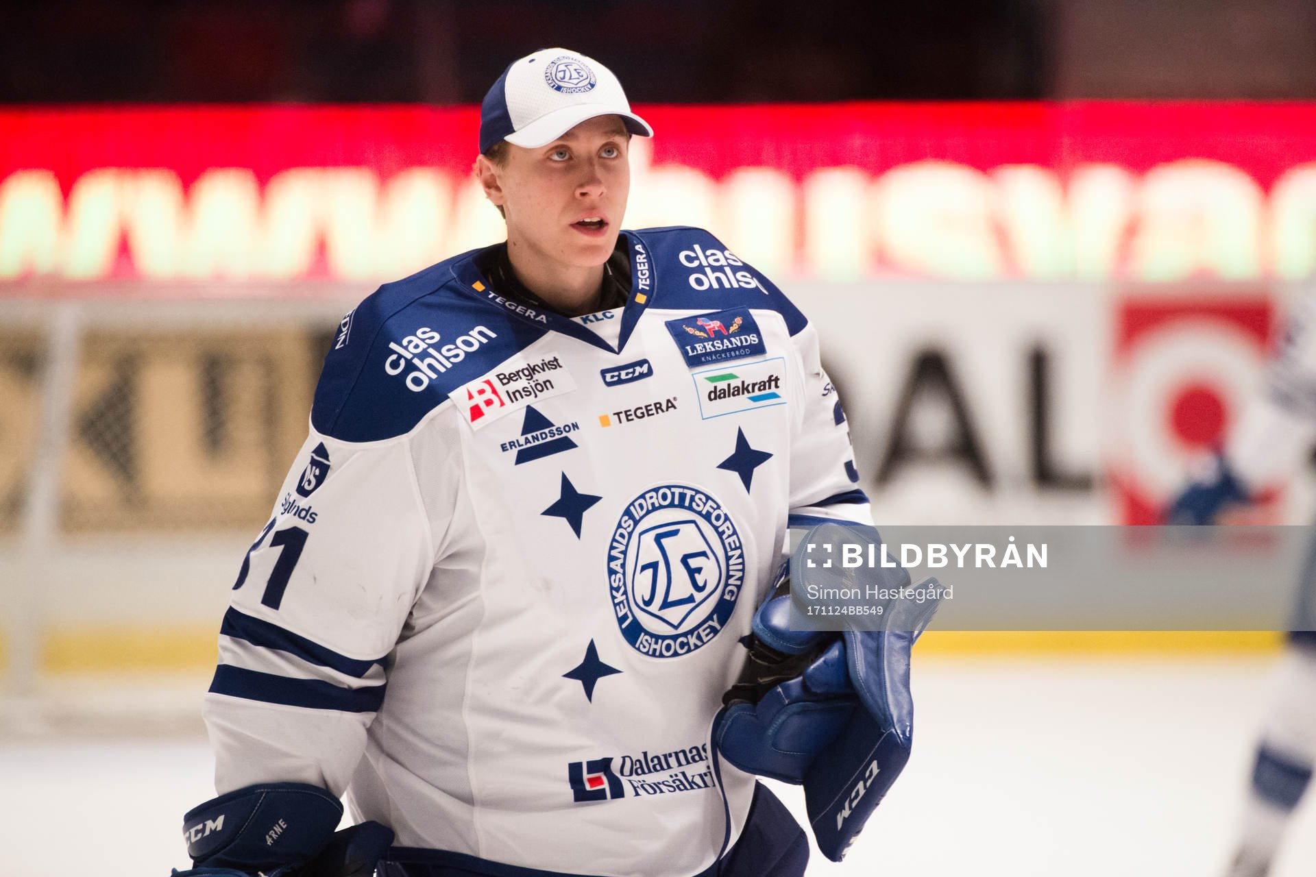 Leksands målvakt Jonas Arntzen