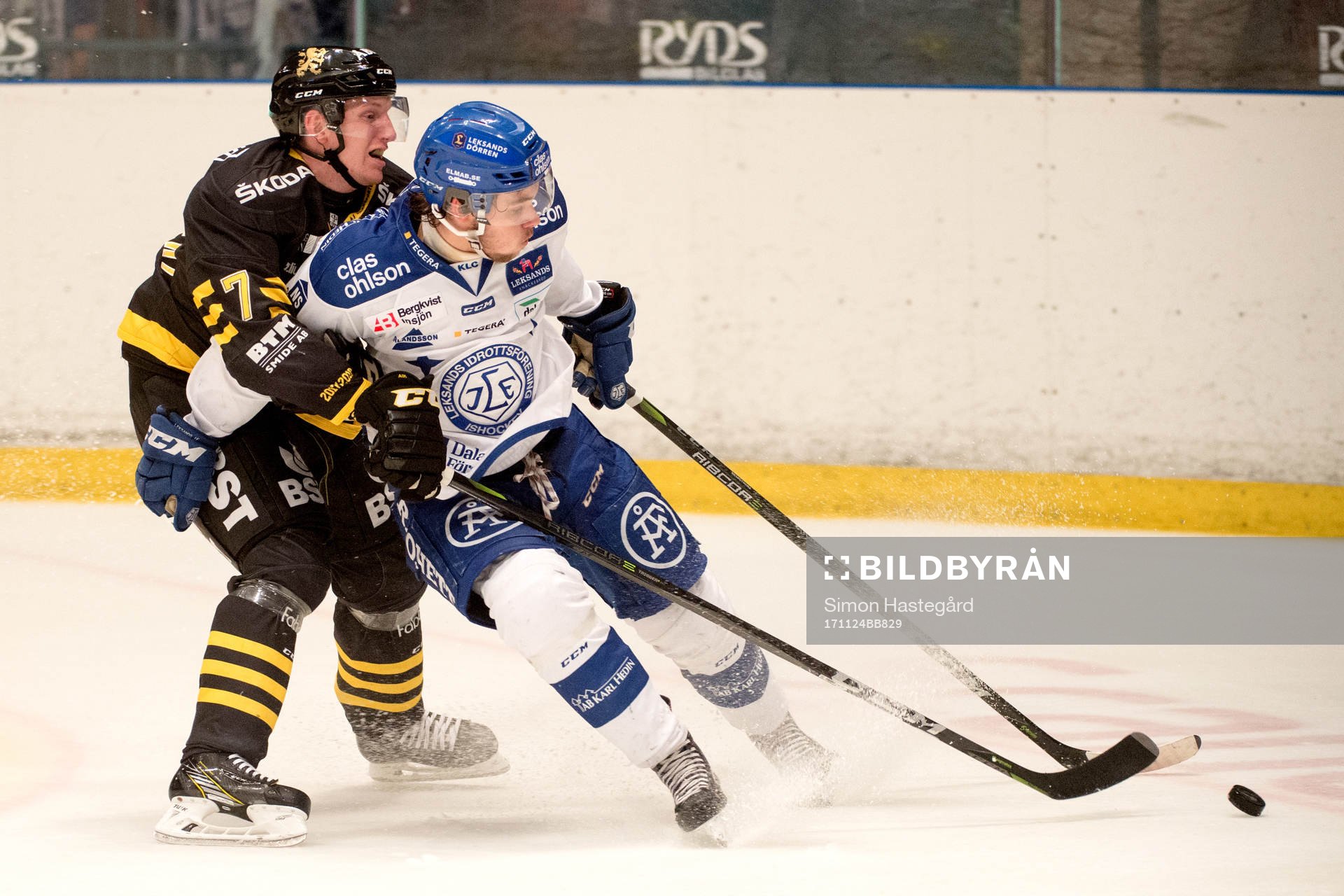 s Filip Windlert och Leksands Emil Bemström