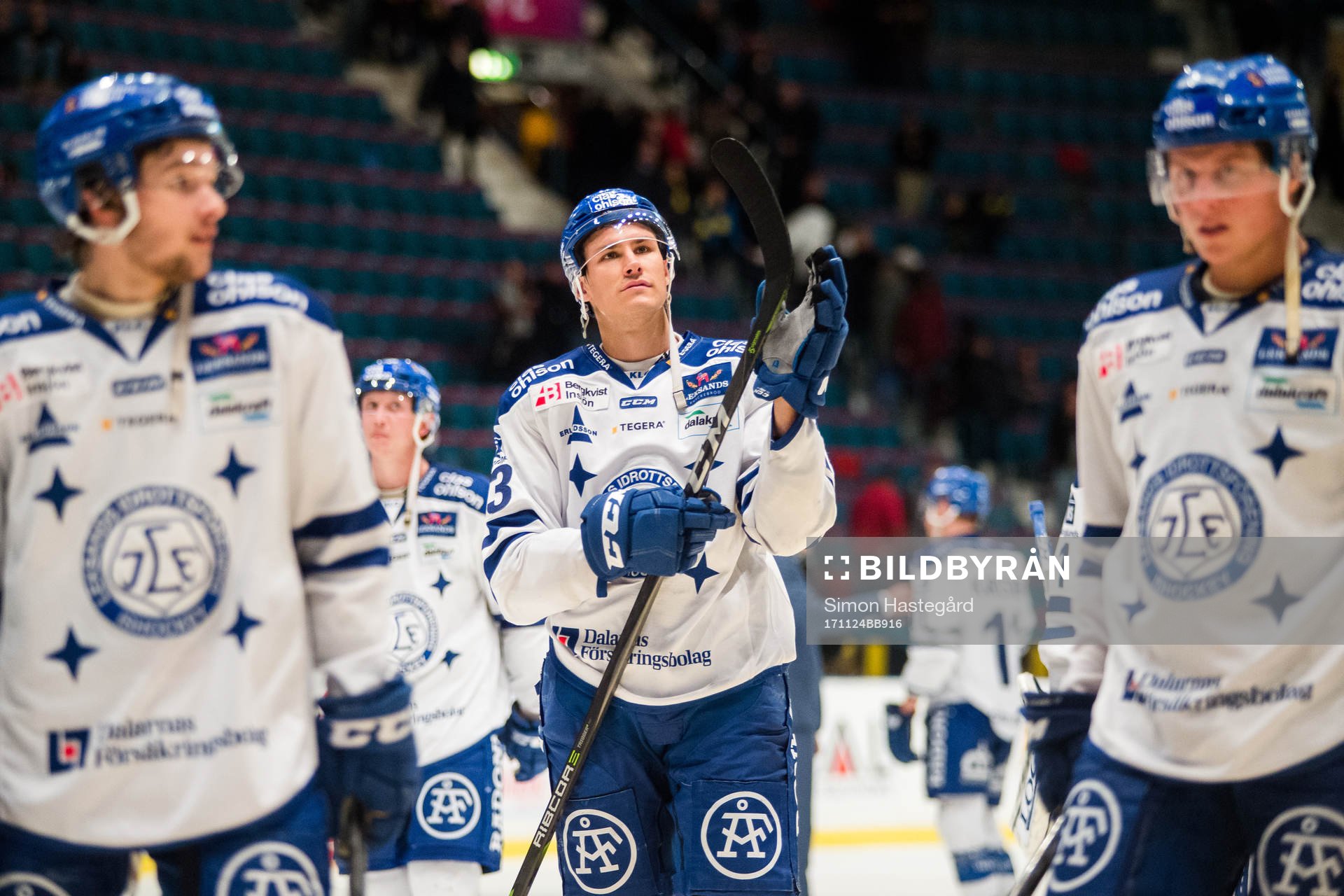 Leksands Jon Knuts tackar publiken