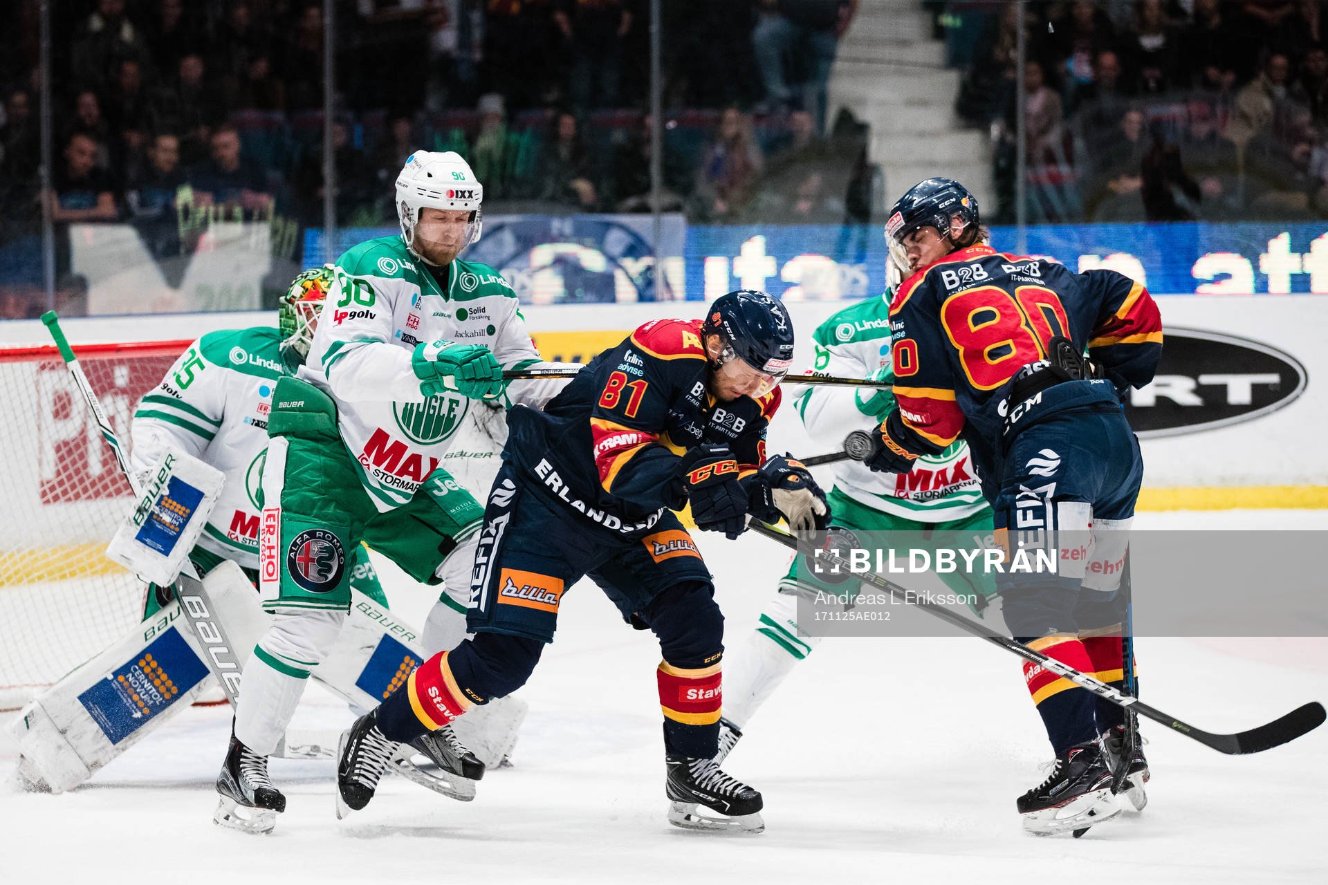 Rögles Ted Brithén och Djurgårdens Calle Ridderwall