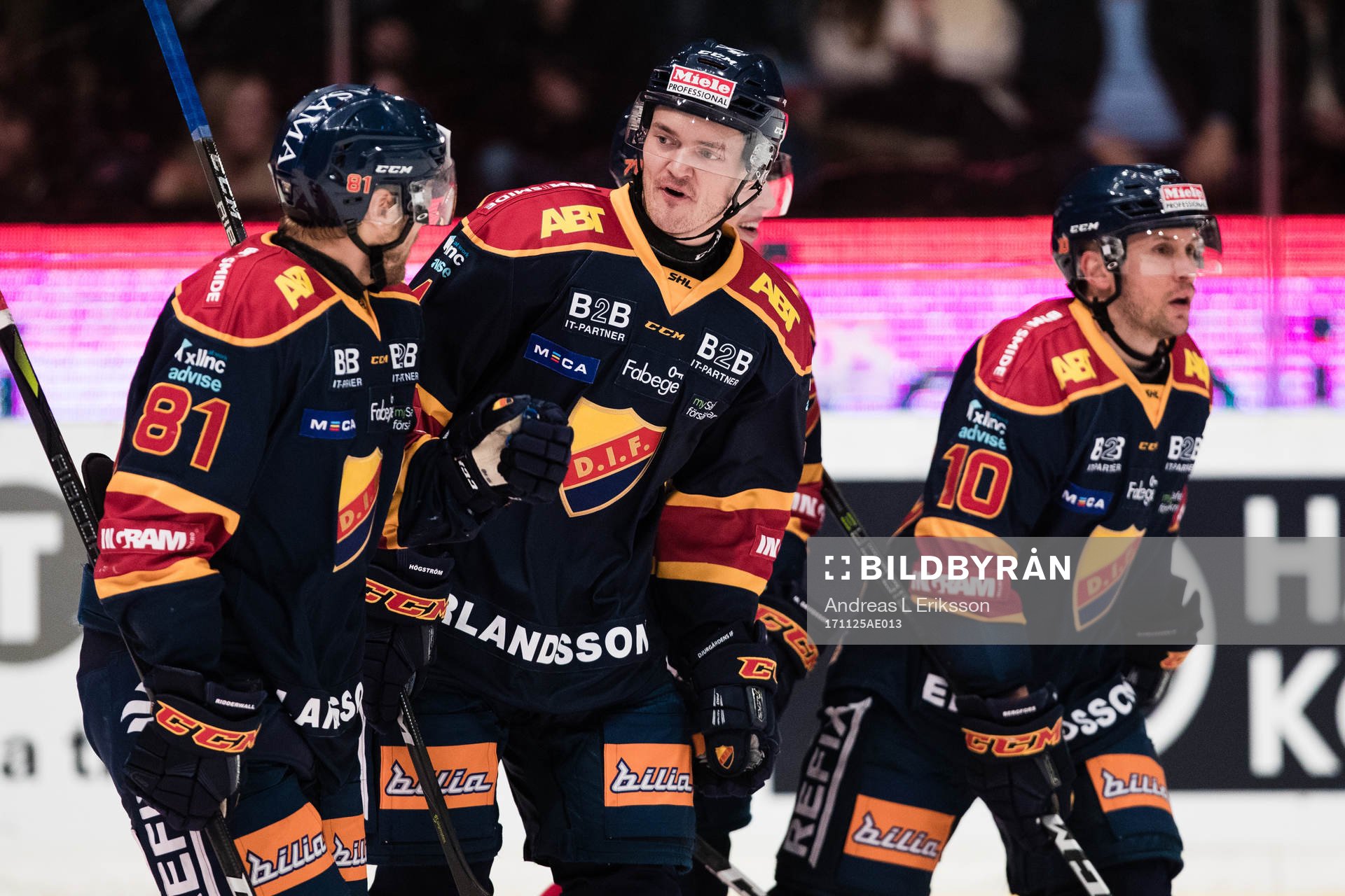 Djurgårdens Calle Ridderwall, Marcus Högström och Niclas