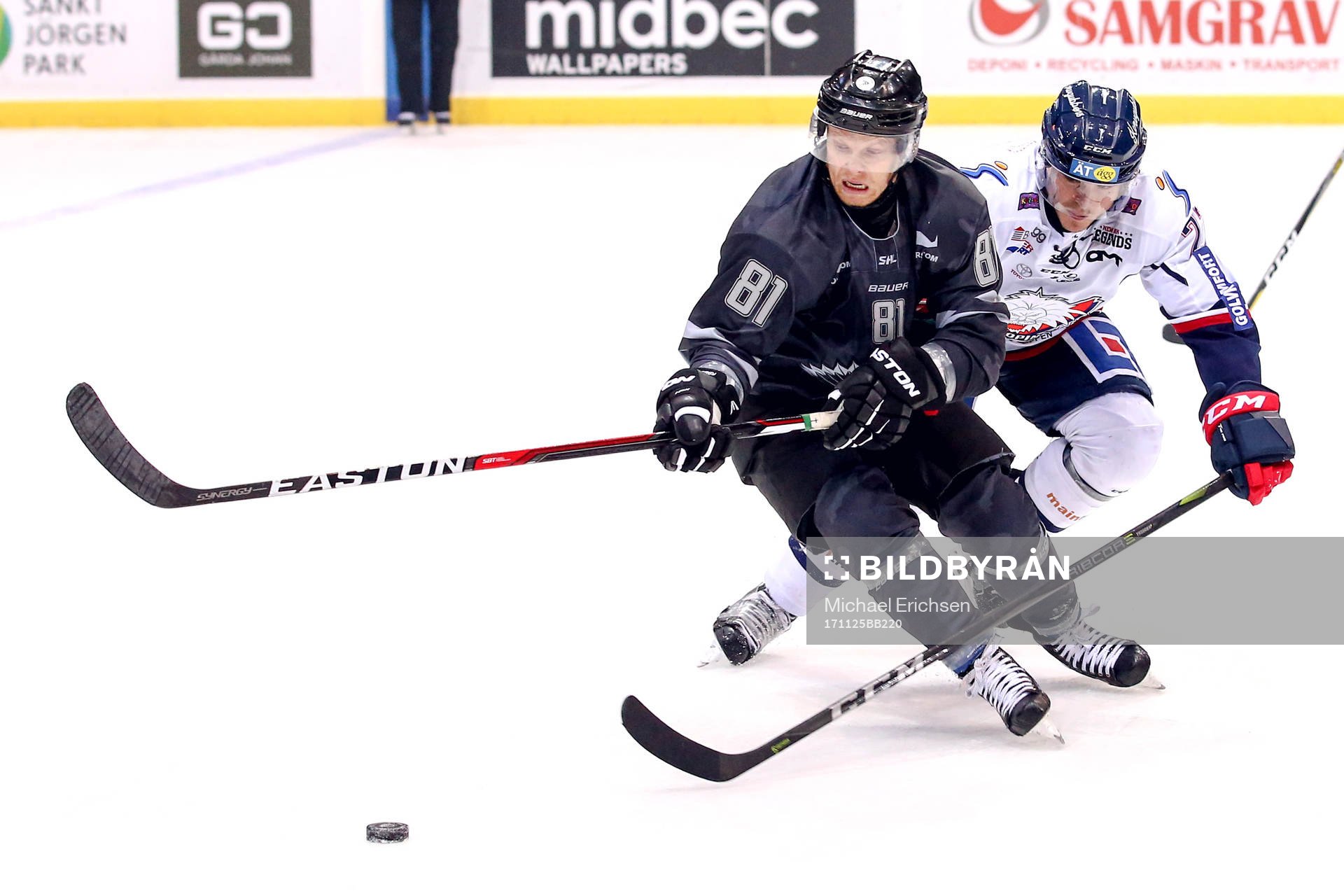 Frölundas Ryan Lasch och Linköpings Patrick Mullen