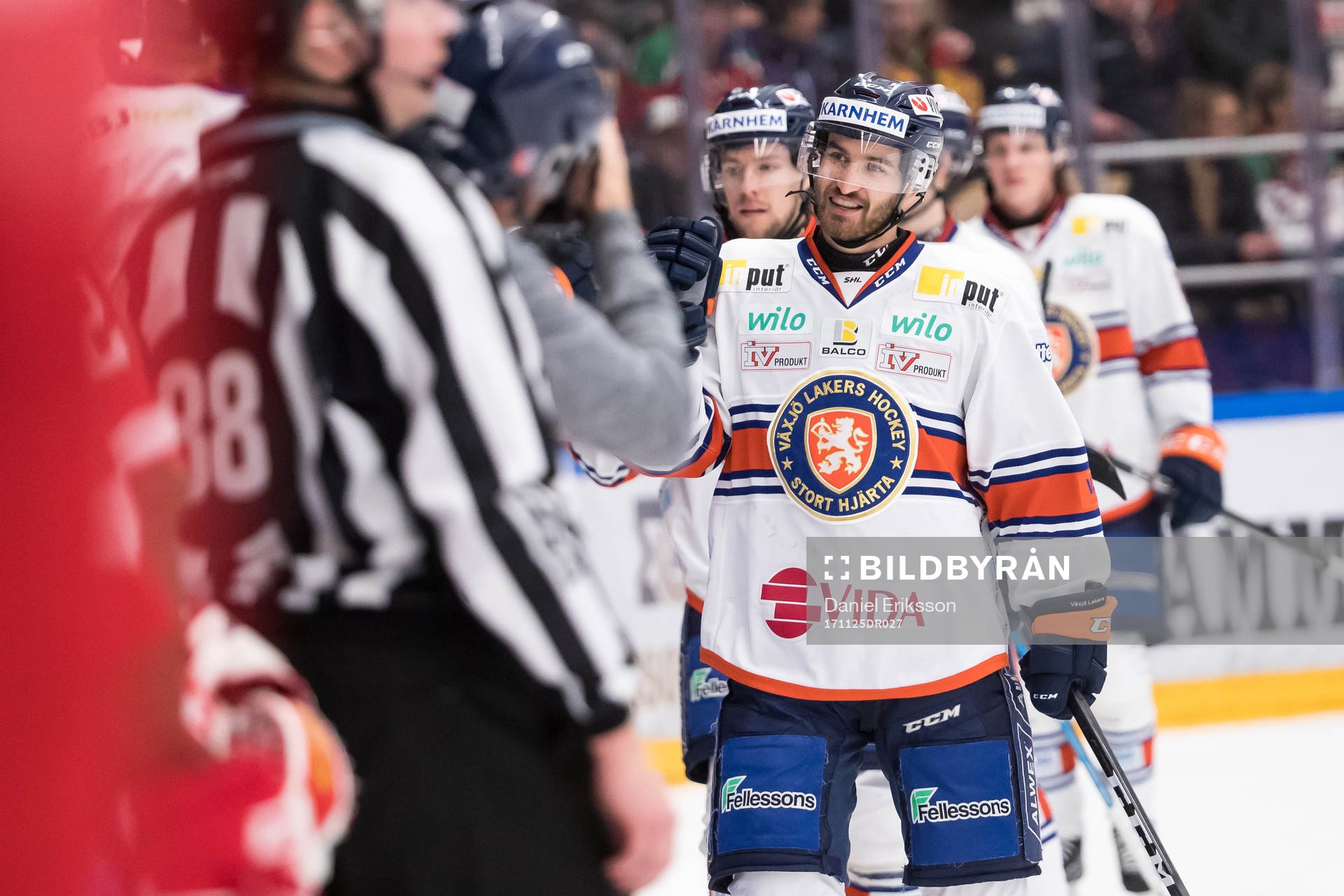 Växjös Andrew Calof jublar