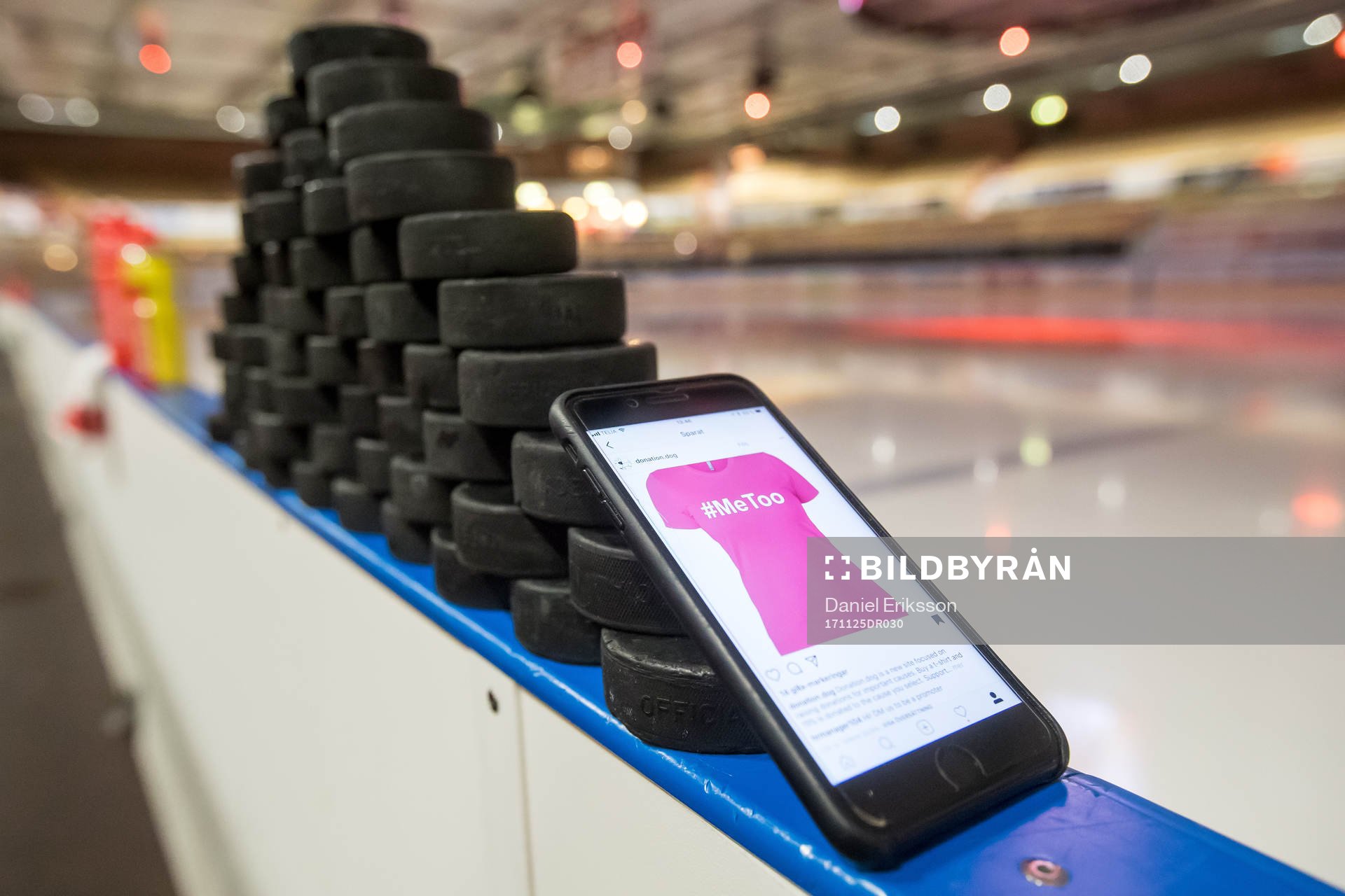 Me too i ishockeymatchen i SHL mellan Mora och Växjö