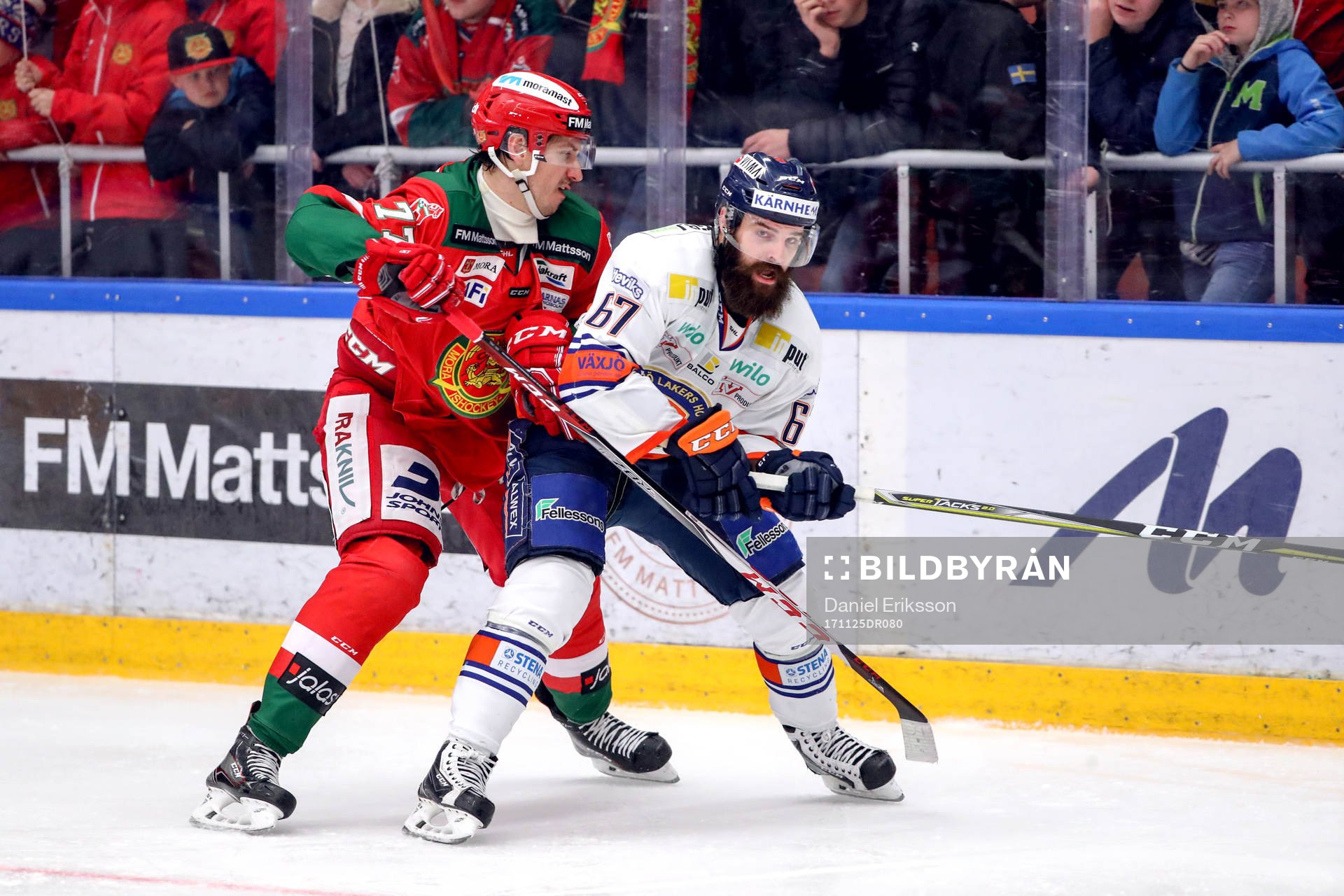 Moras Keaton Ellerby och Växjös Linus Fröberg