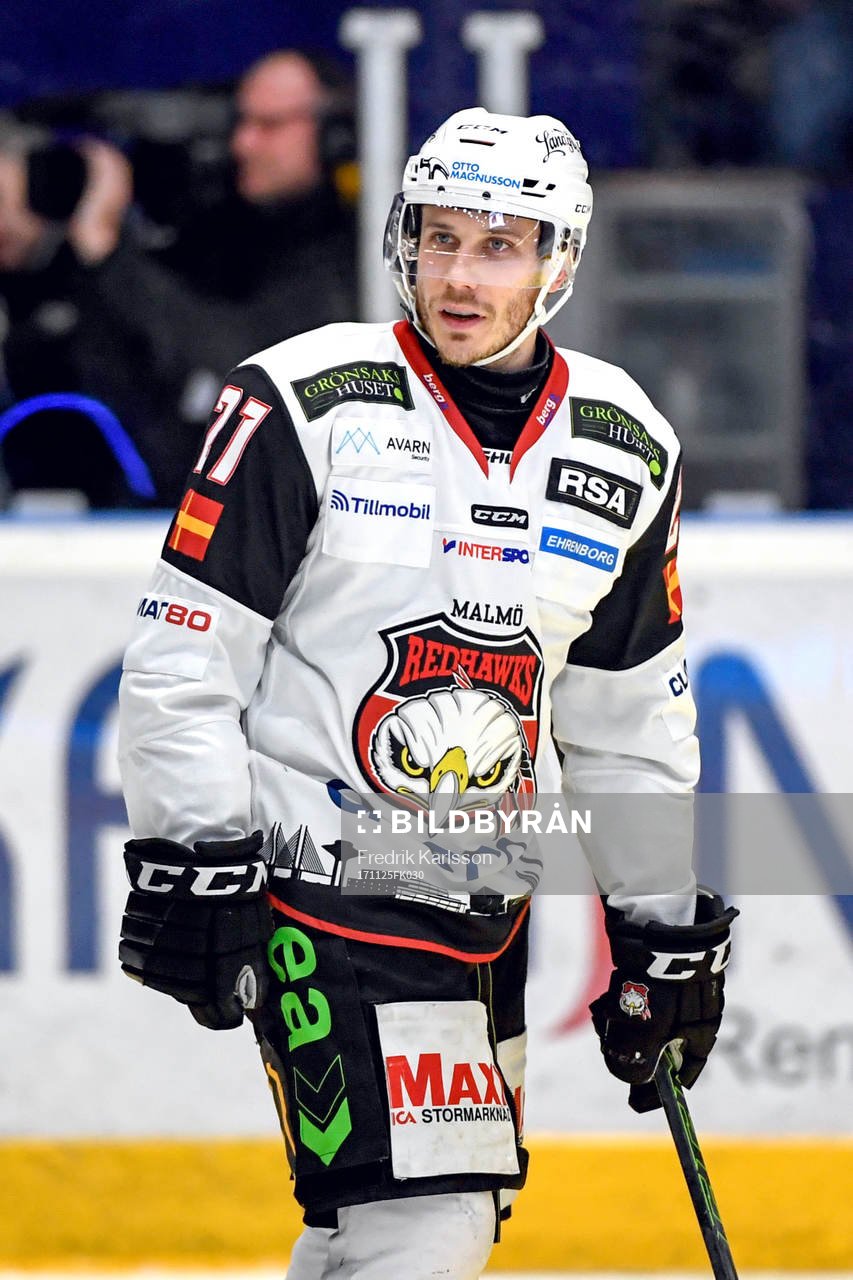 Malmö Redhawks Andy Miele får matchstraff