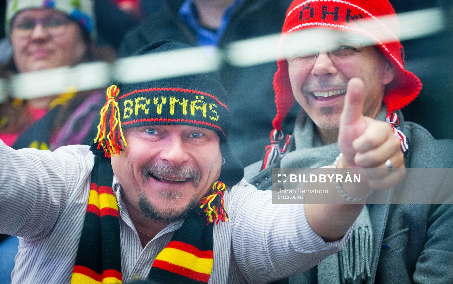 Brynäs supporter jublar