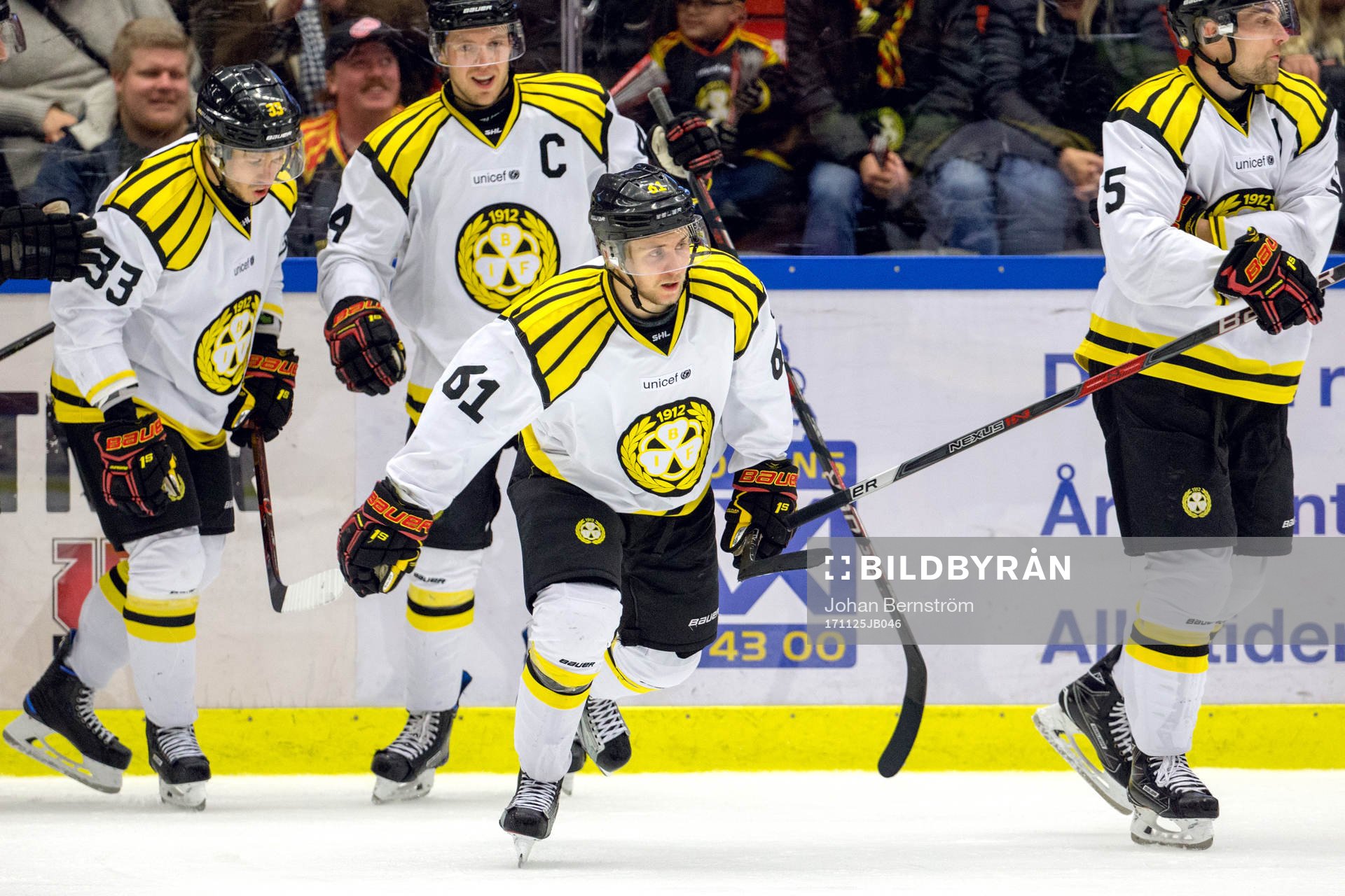Brynäs Juuso Ikonen jublar