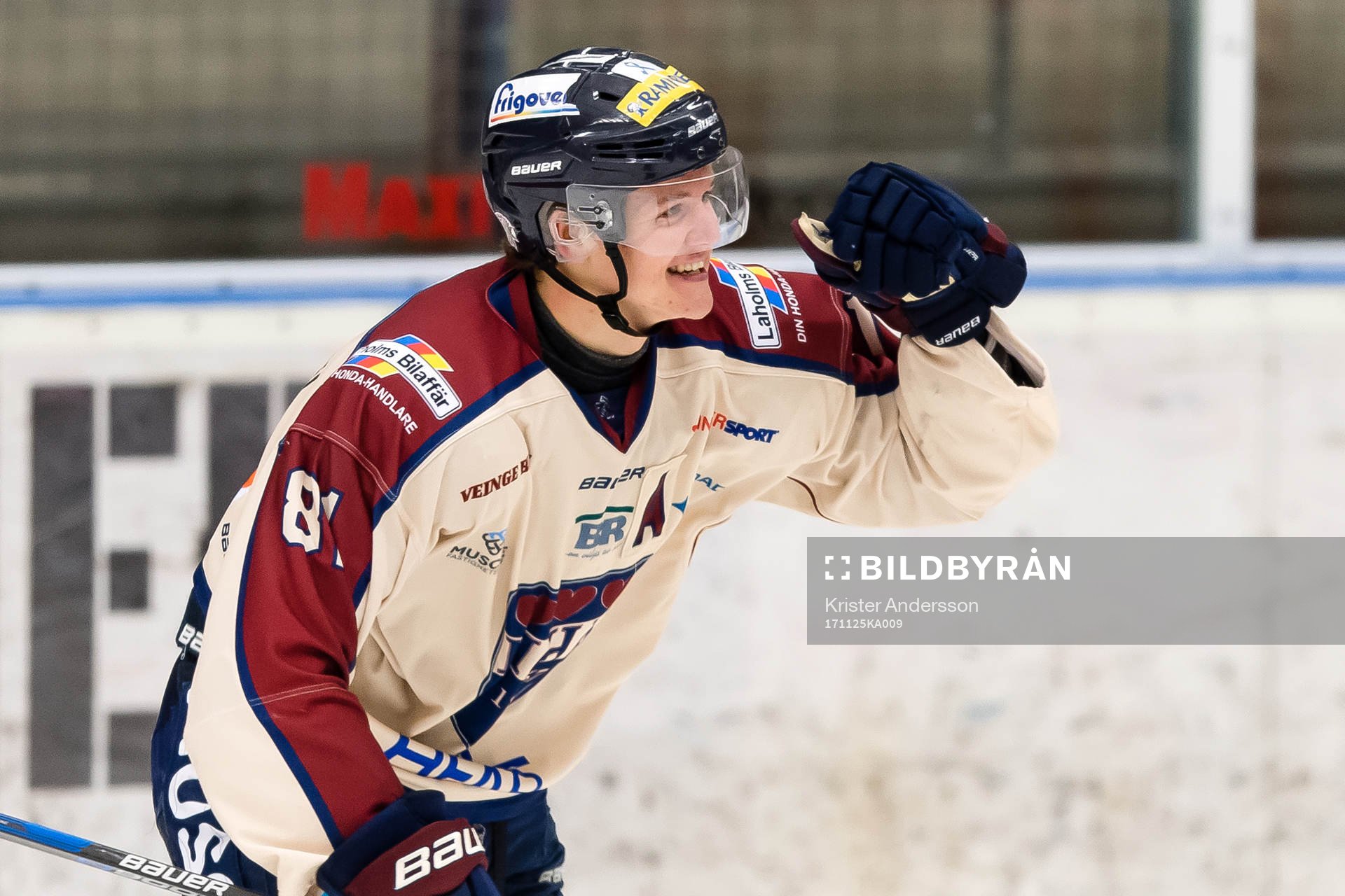 Halmstads Erik Borg jublar
