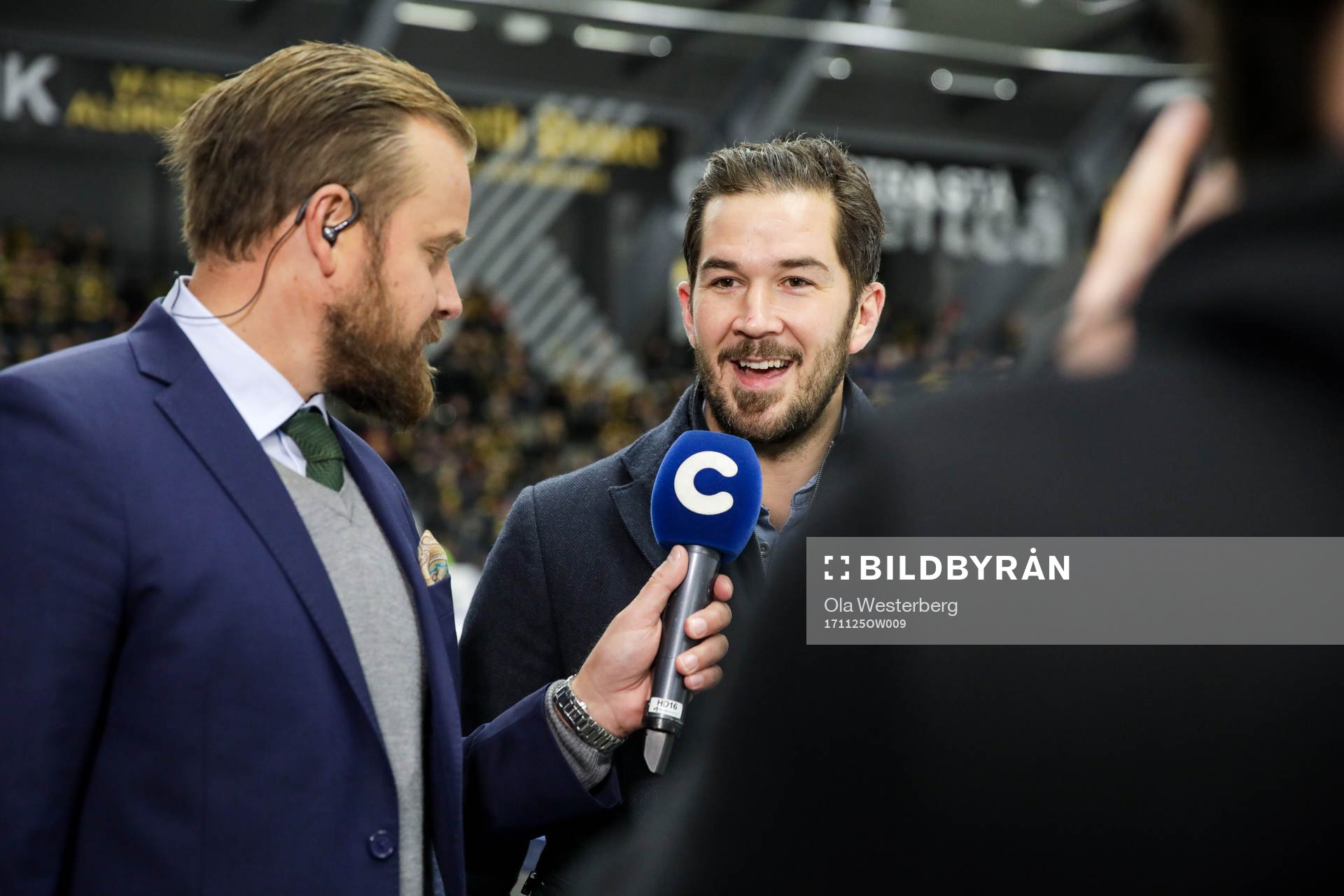 Cmores expert Sanny Lindström intervjuar Skellefteås