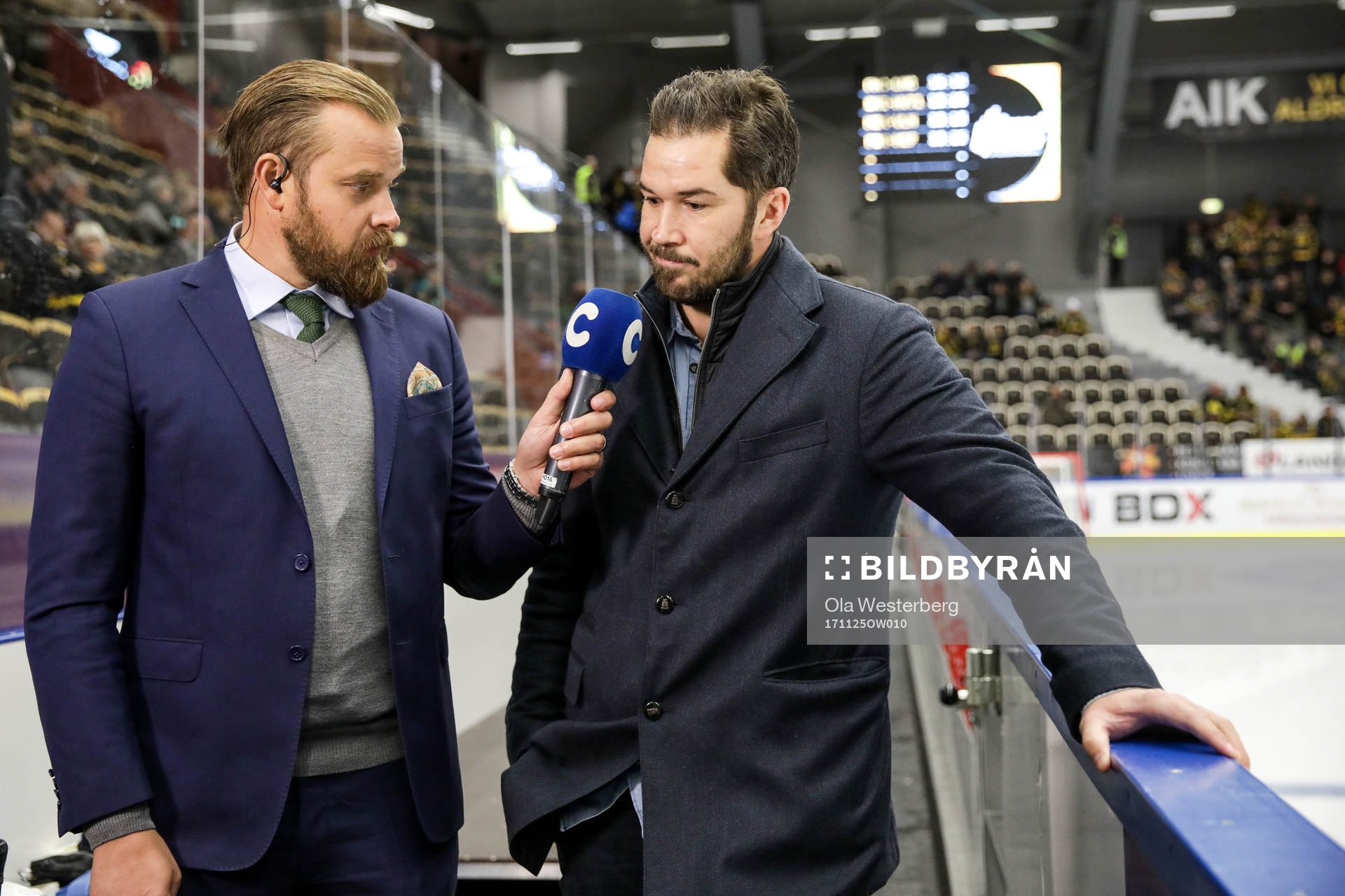 Cmores expert Sanny Lindström intervjuar Skellefteås