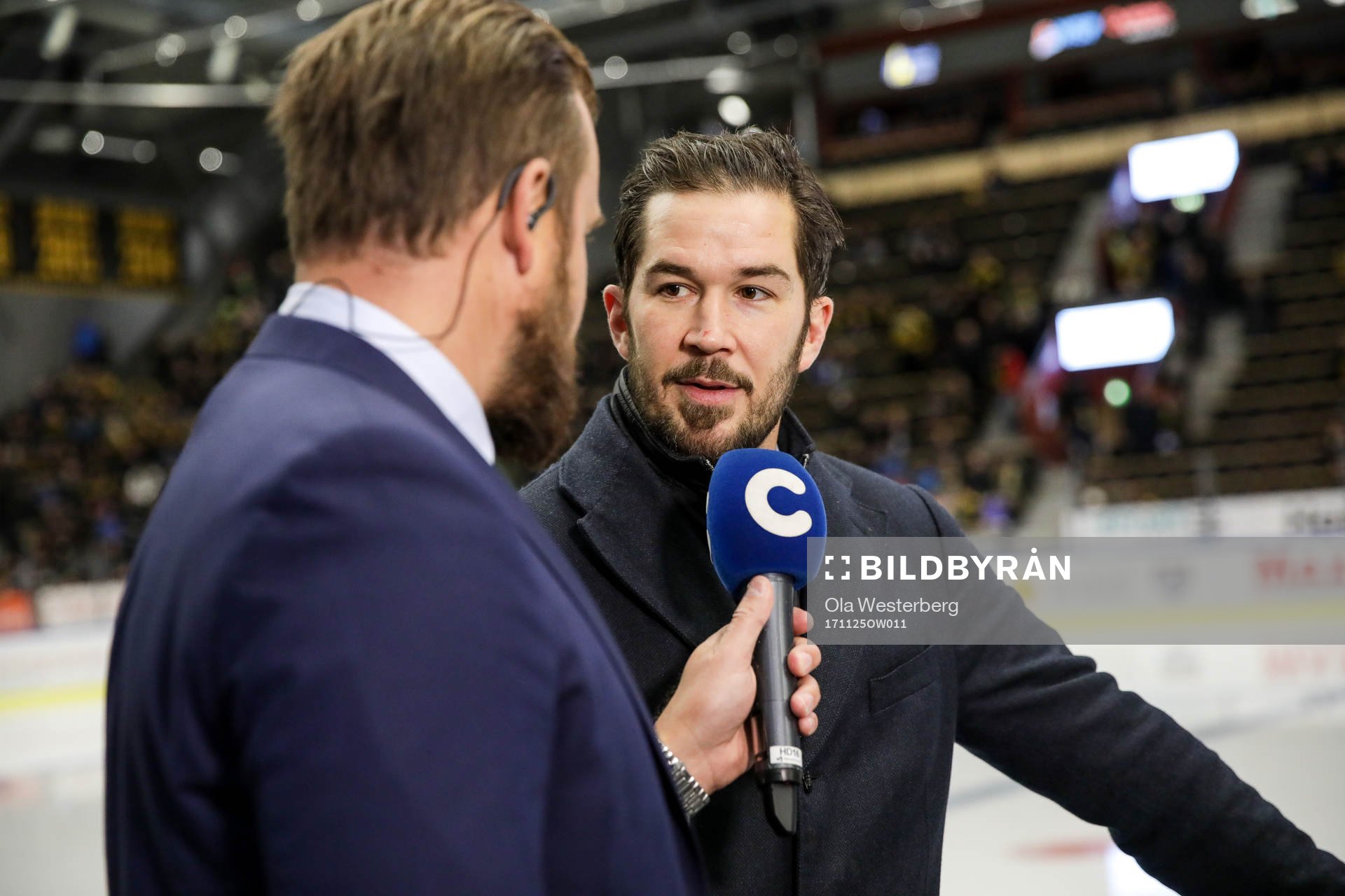 Cmores expert Sanny Lindström intervjuar Skellefteås