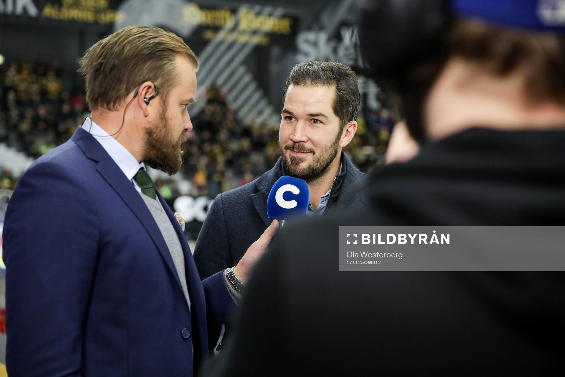 Cmores expert Sanny Lindström intervjuar Skellefteås