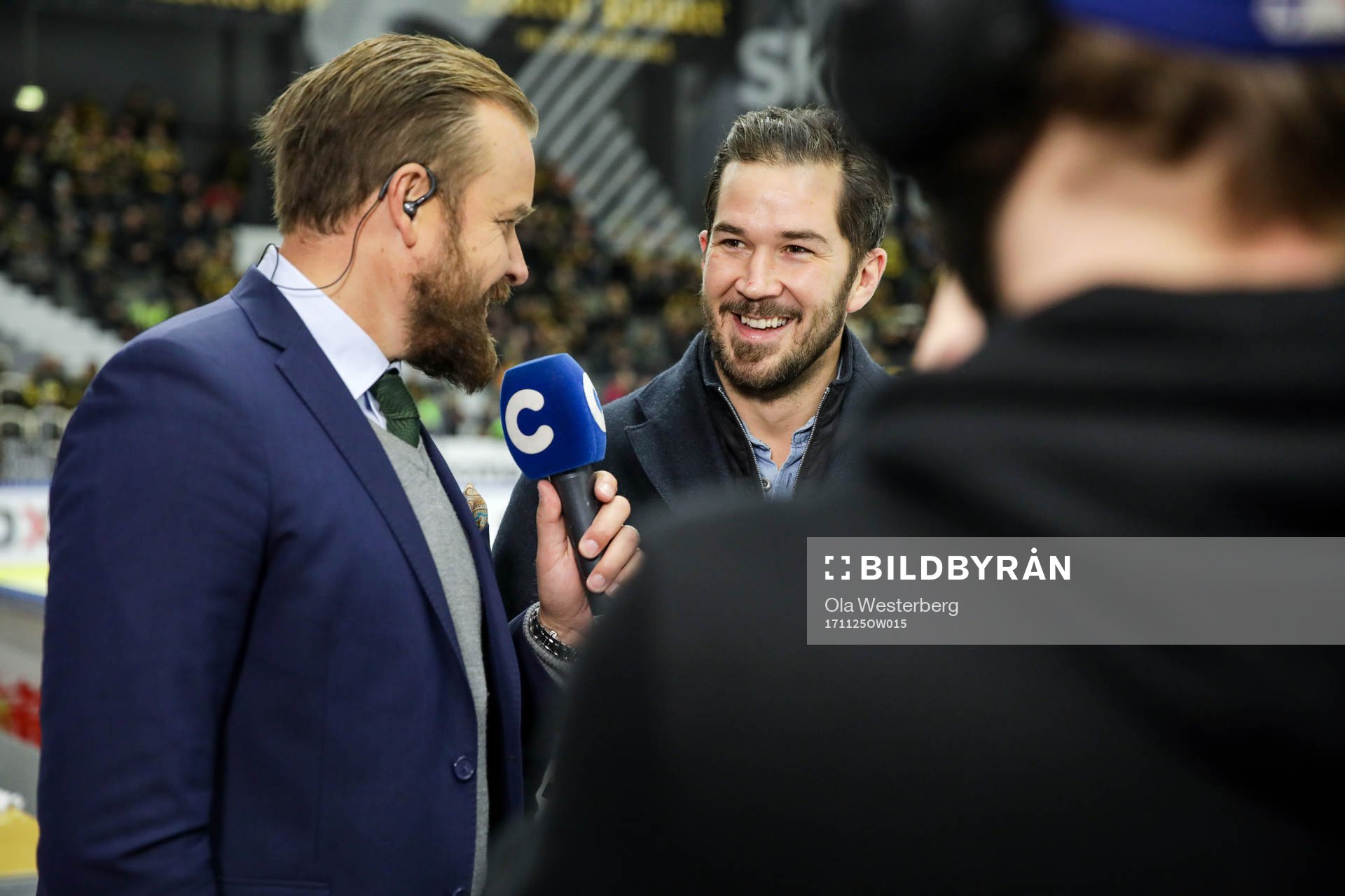 Cmores expert Sanny Lindström intervjuar Skellefteås