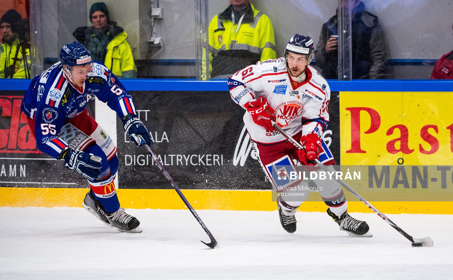 Oskarshamns Tom Linder och Västerviks Emil Wahlberg