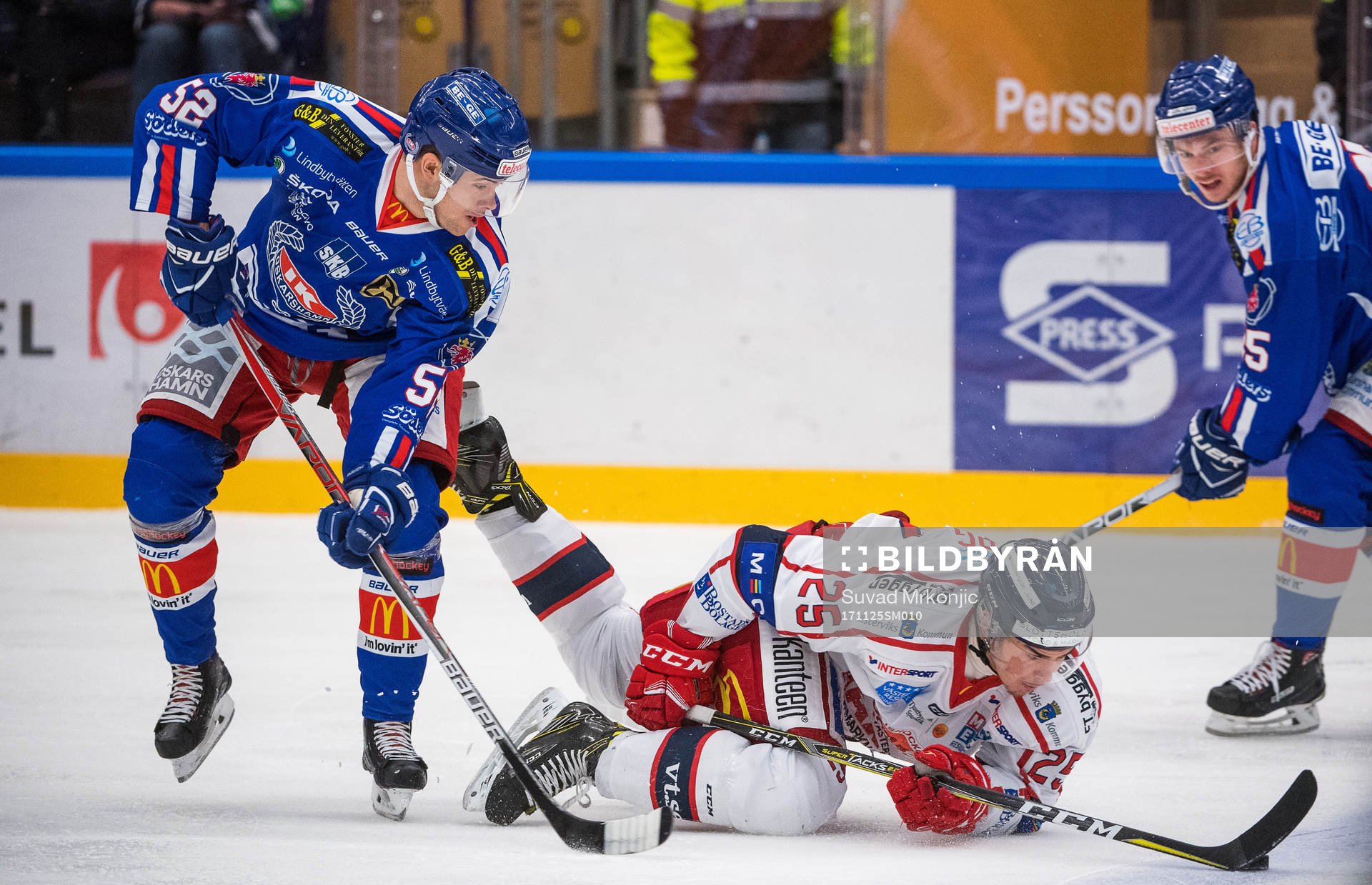 Oskarshamns Ludvig Elvenes och Västerviks Patrik Blomberg