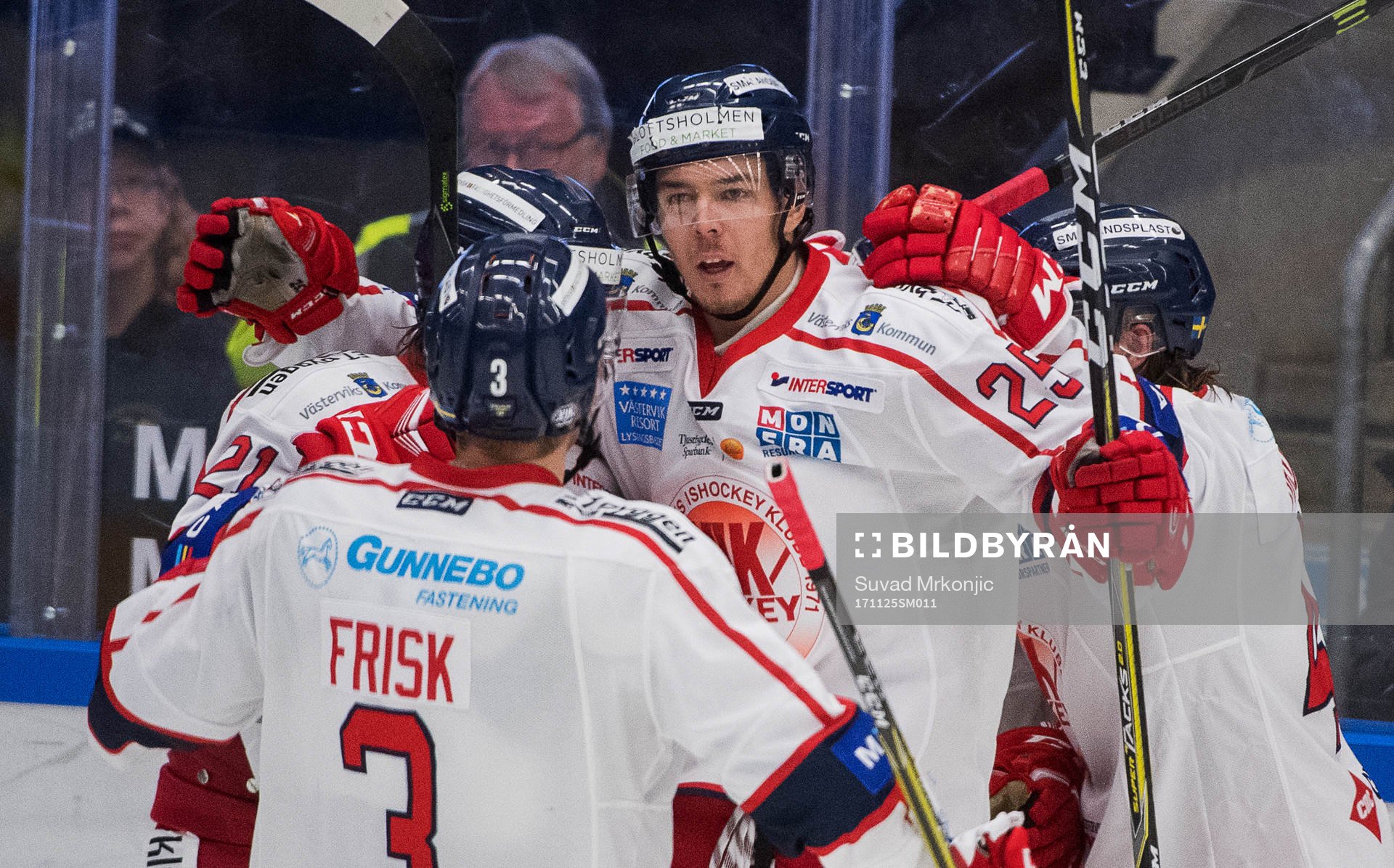 Västerviks Patrik Blomberg jublar