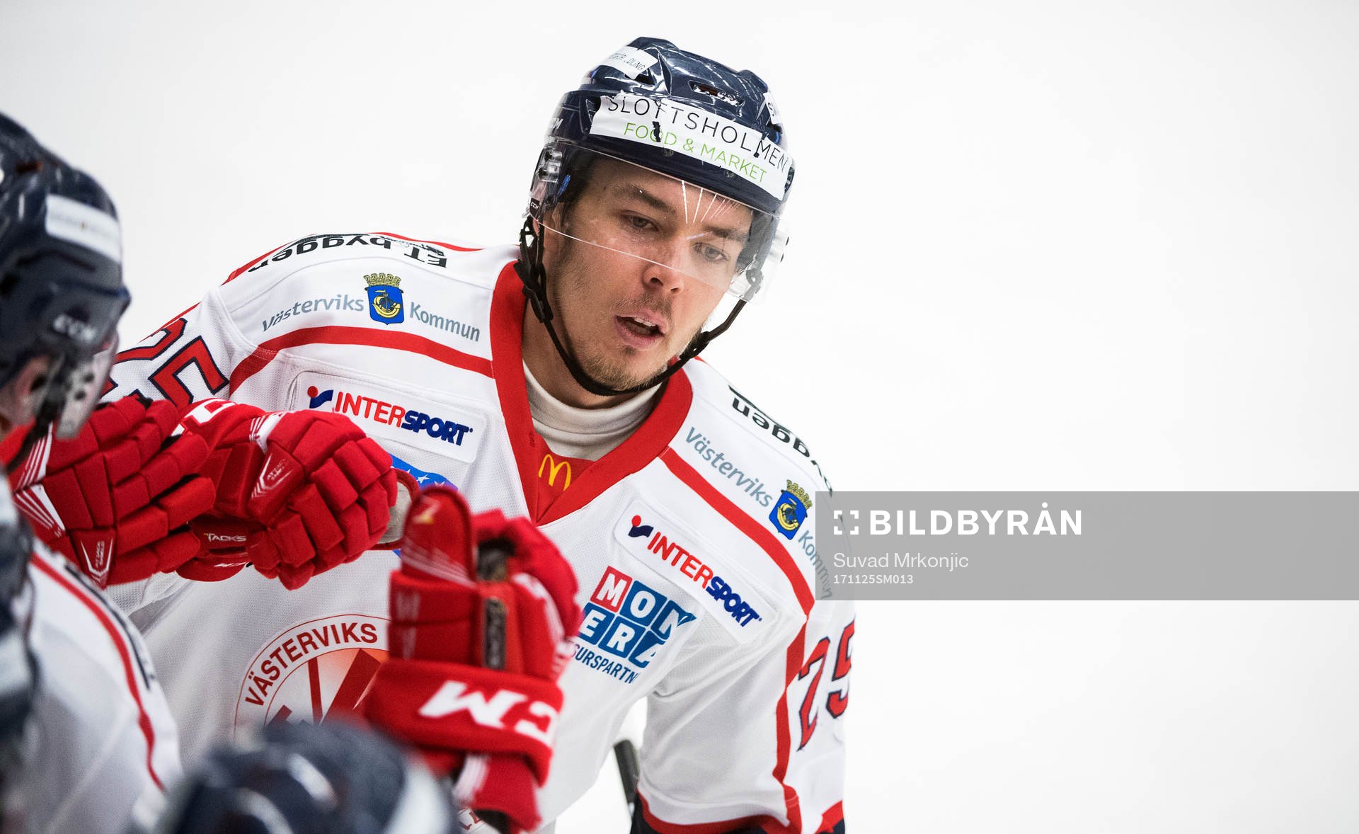 Västerviks Patrik Blomberg jublar