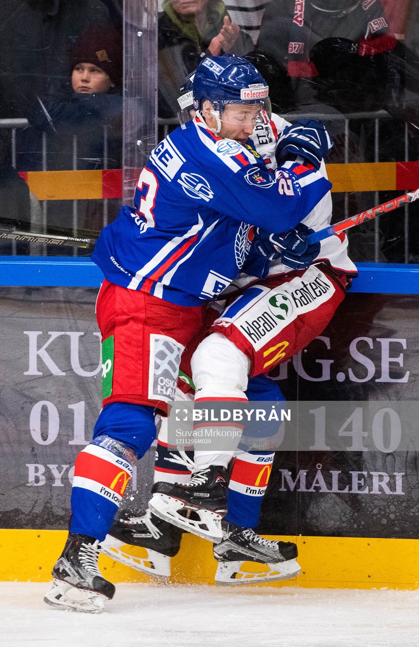 Oskarshamns Oscar Josefsson och Västerviks Kim Johansson