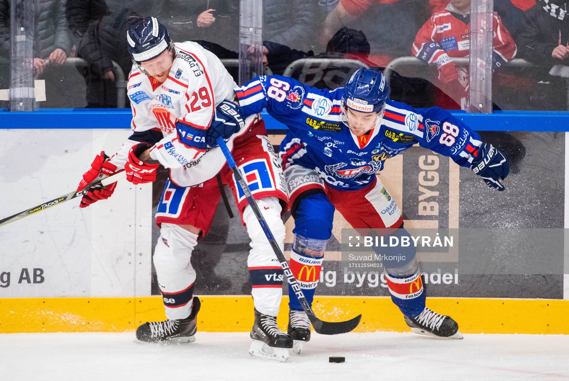 Oskarshamns Joakim Hagelin och Västerviks Christopher Fish