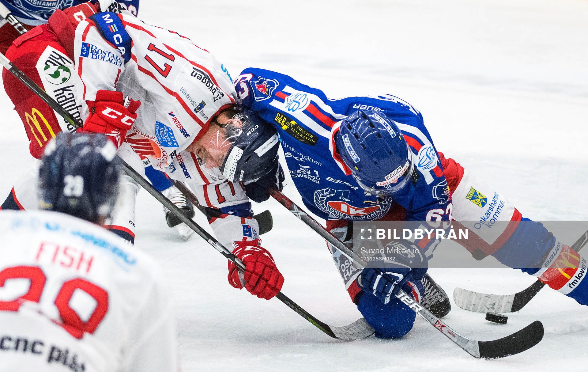 Oskarshamns Robin Söderqvist och Västerviks Dan Pettersson