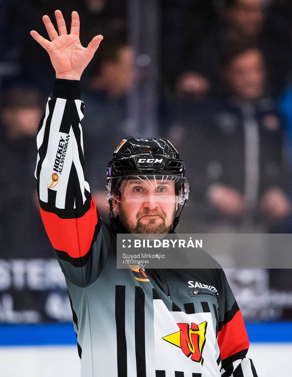 Matchens domare Christoffer Karlsson