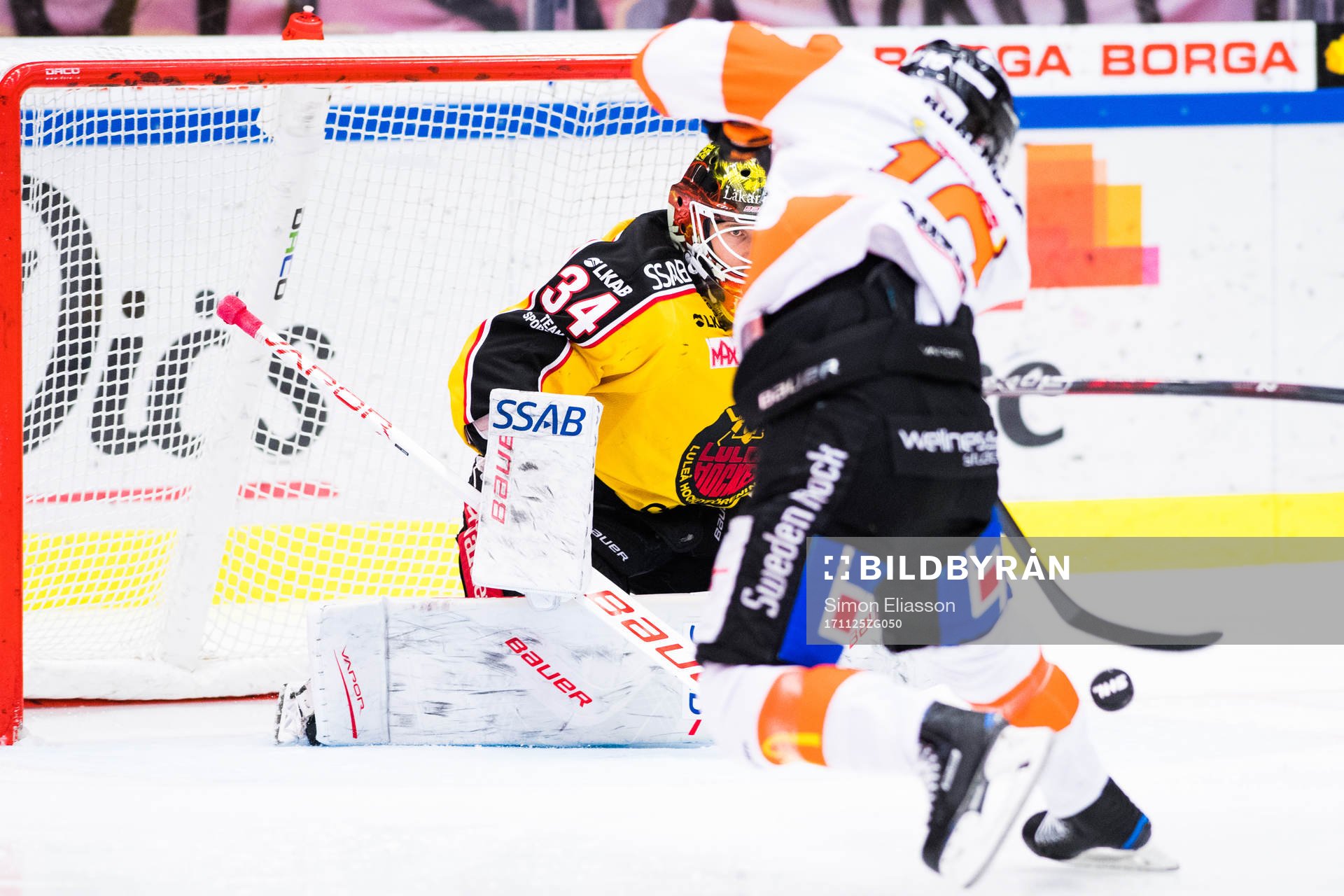 Luleås målvakt Joel Lassinatti