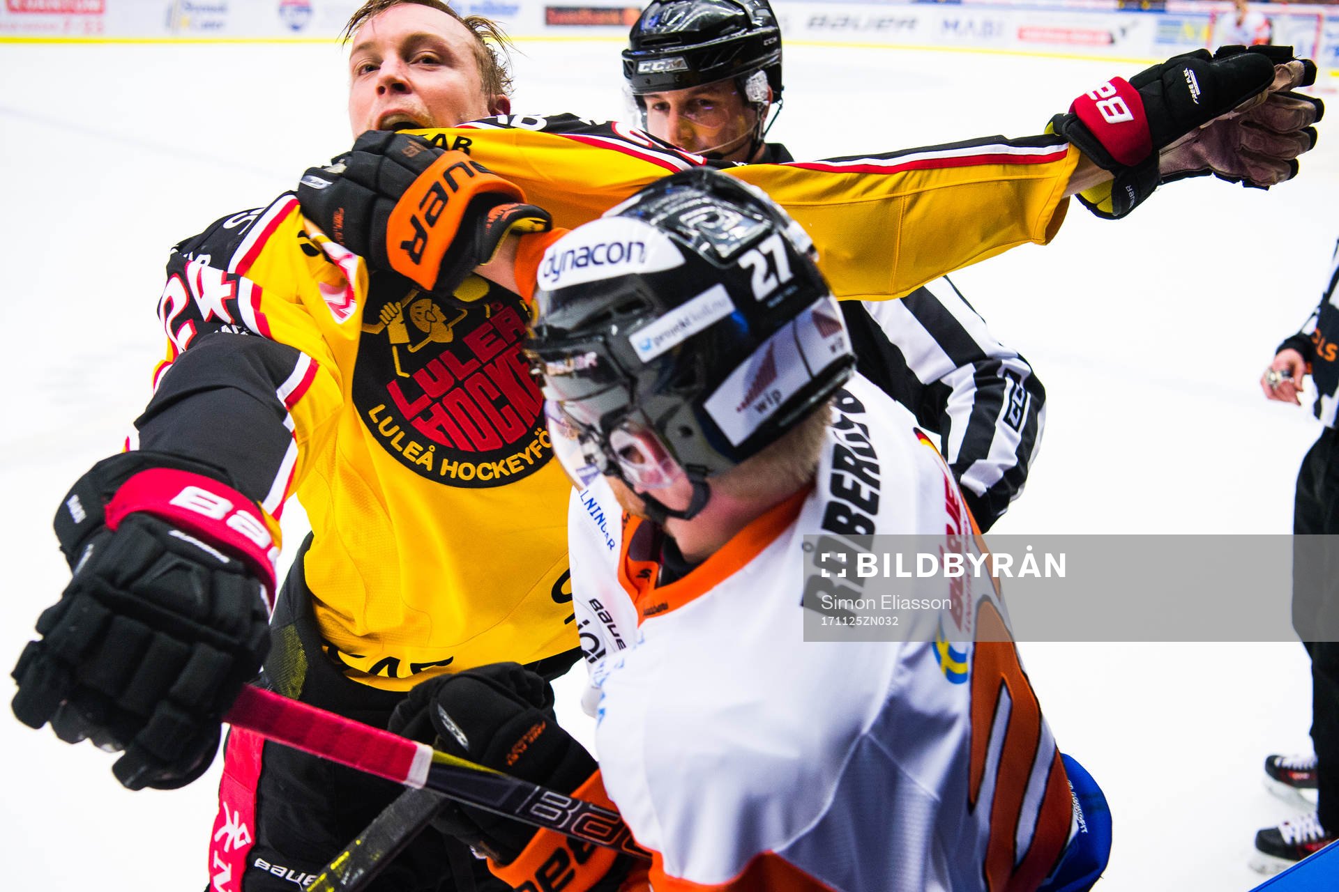 Luleås Johan Harju och Karlskronas Henrik Nilsson gruffar
