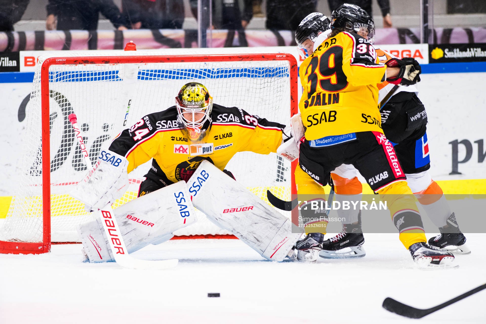 Luleås målvakt Joel Lassinatti