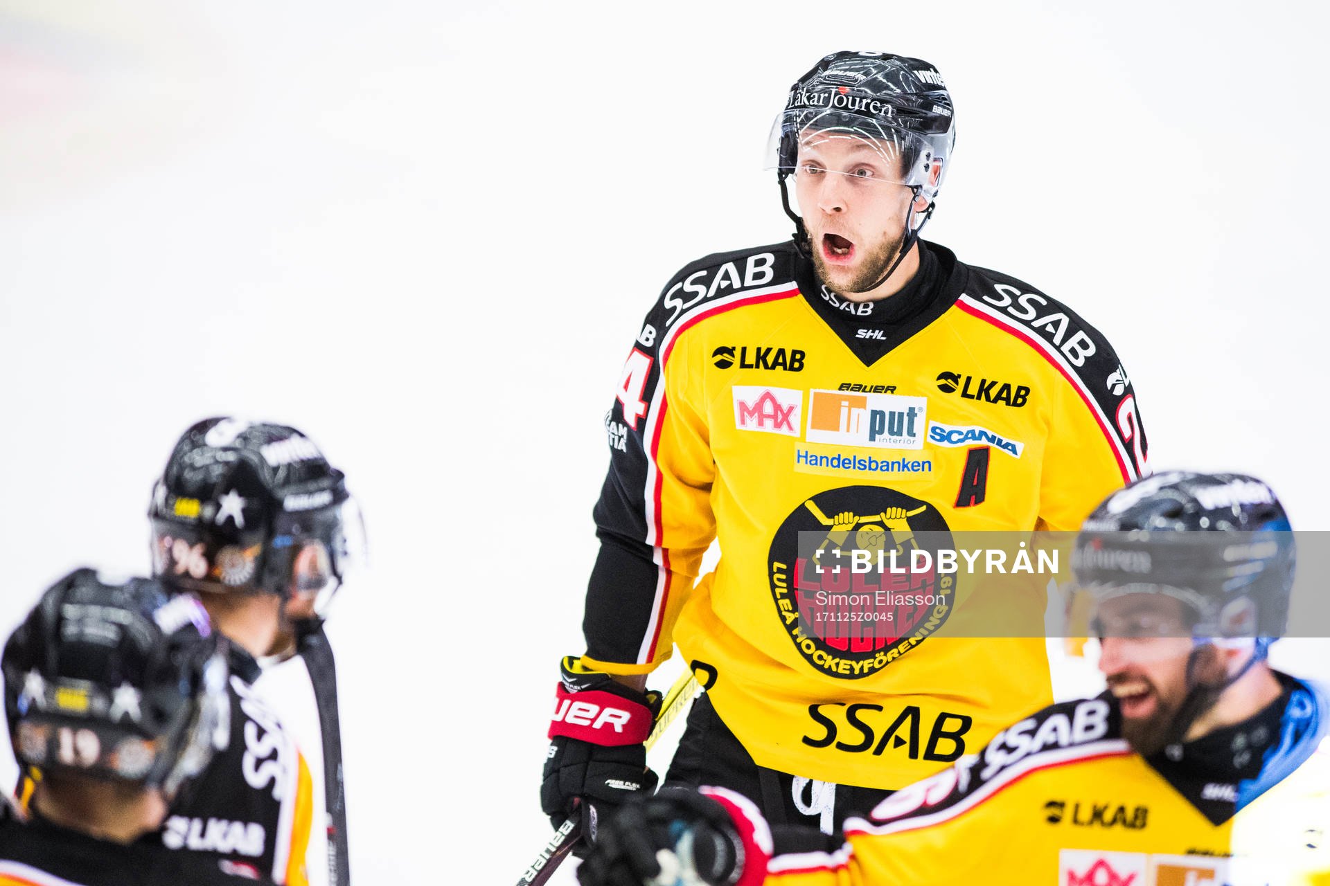 Luleås Johan Harju jublar