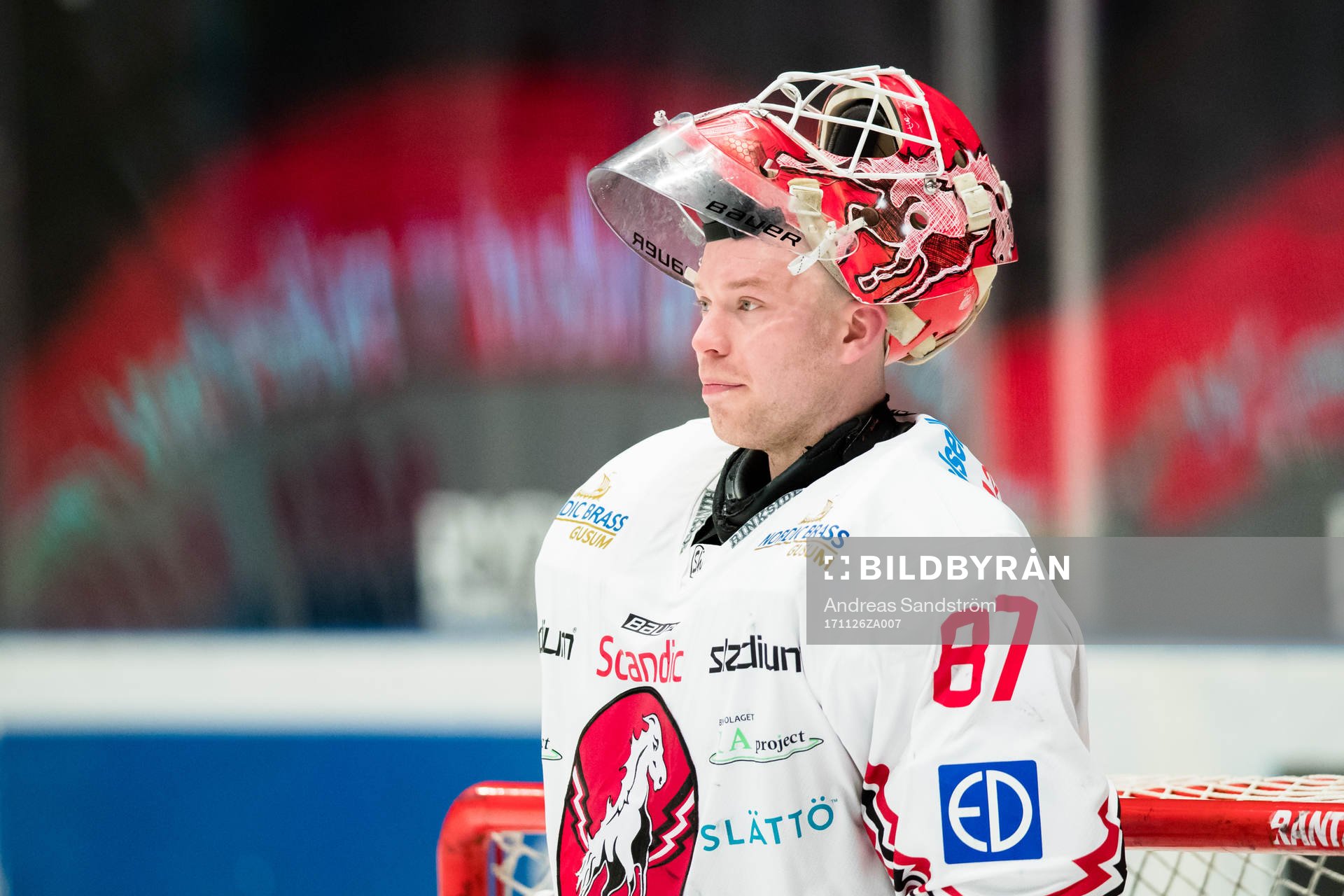Vita Hästens målvakt Pontus Sjögren