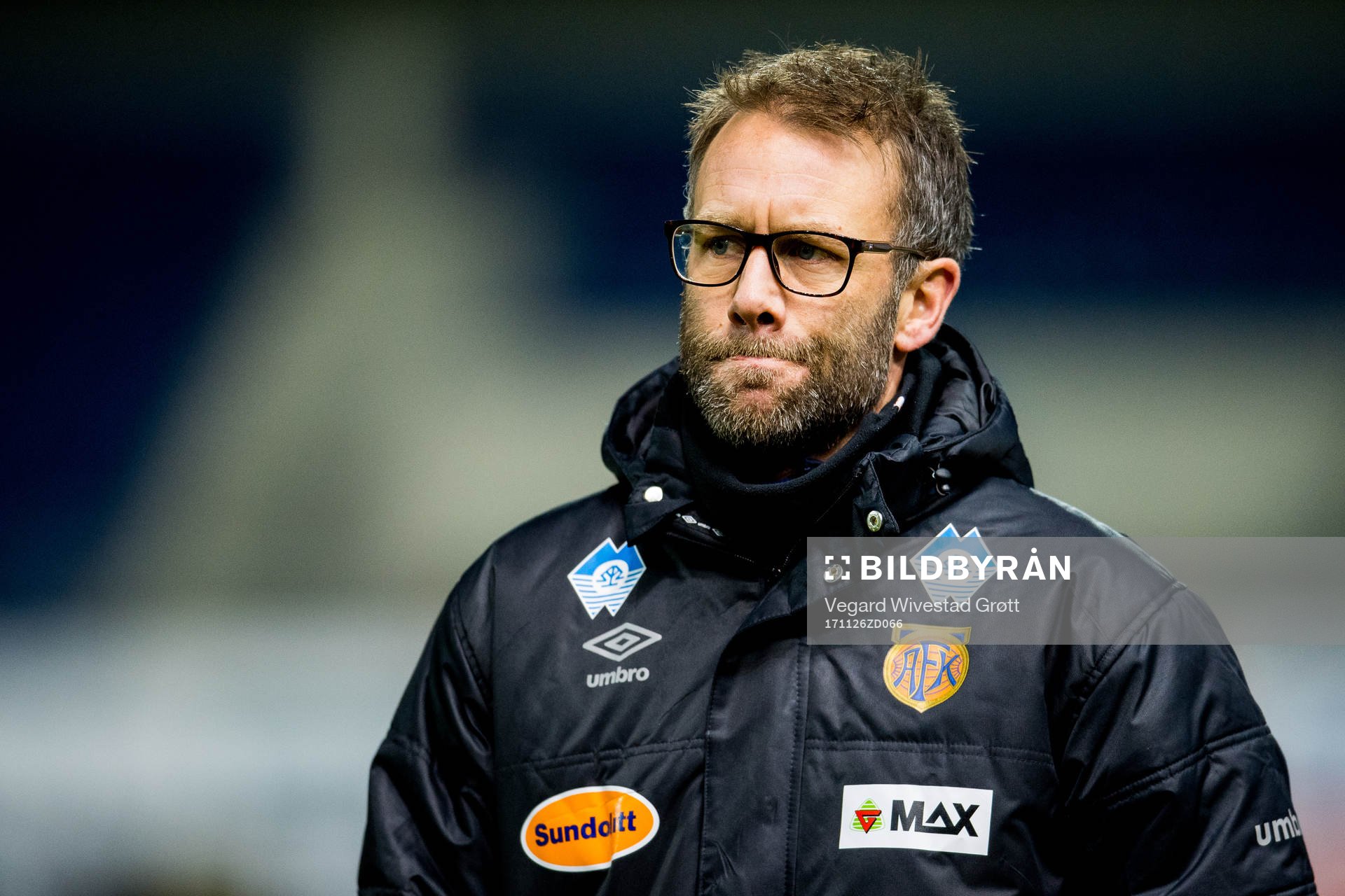 Trond Fredriksen, head coach of Aalesund, looks dejected