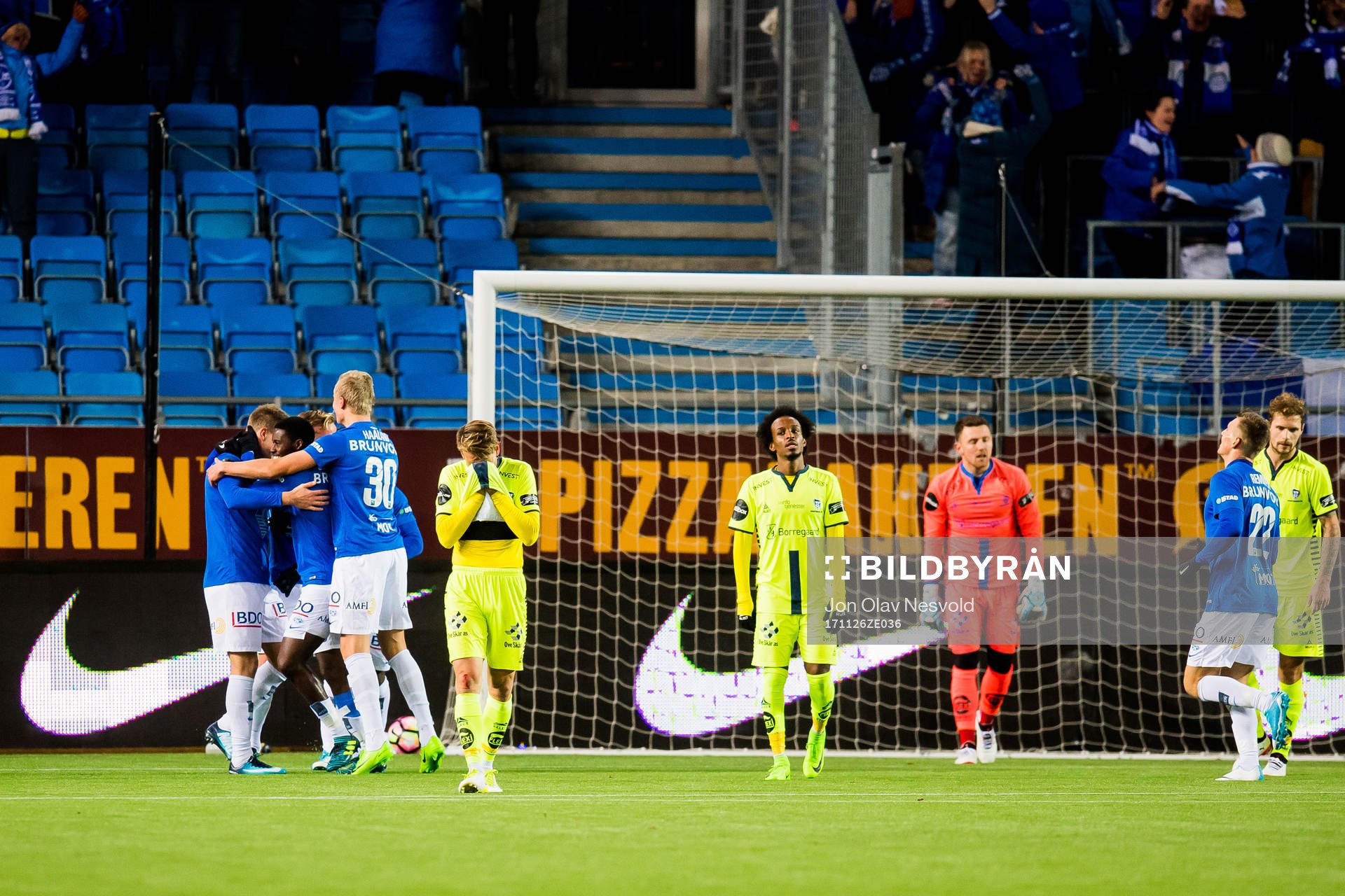 Björn Bergmann Sigurdarson of Molde celebrates with his