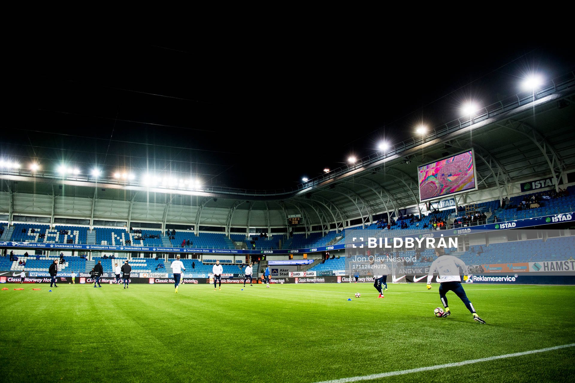 General interor view of Aker Stadion