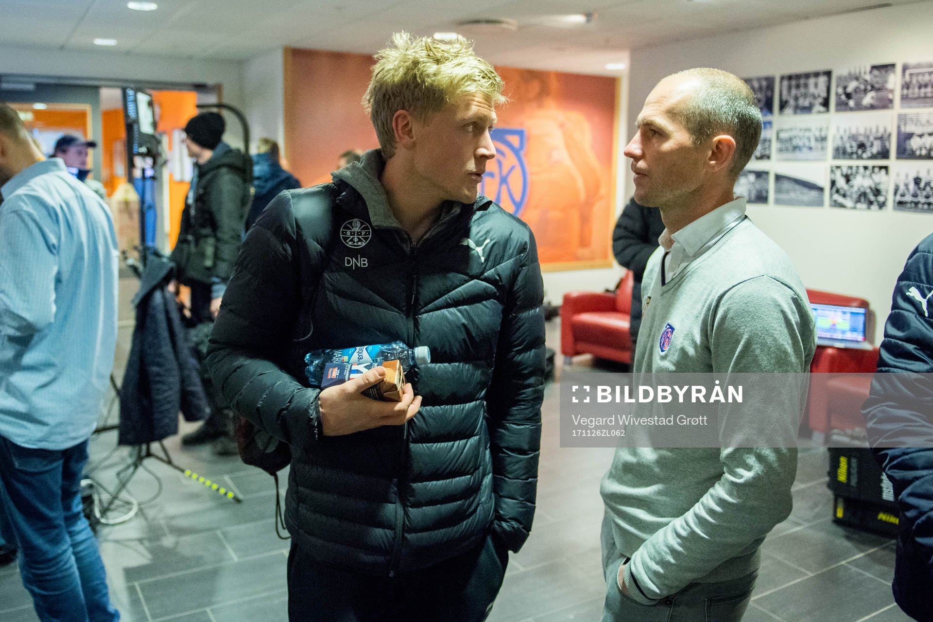 Jonathan Parr of Strømsgodset talks Bjørn Erik Melland,