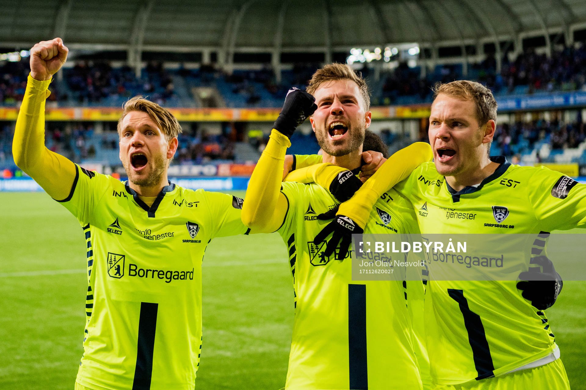 Ole Jørgen Halvorsen, Patrick Mortensen and Matti Lund